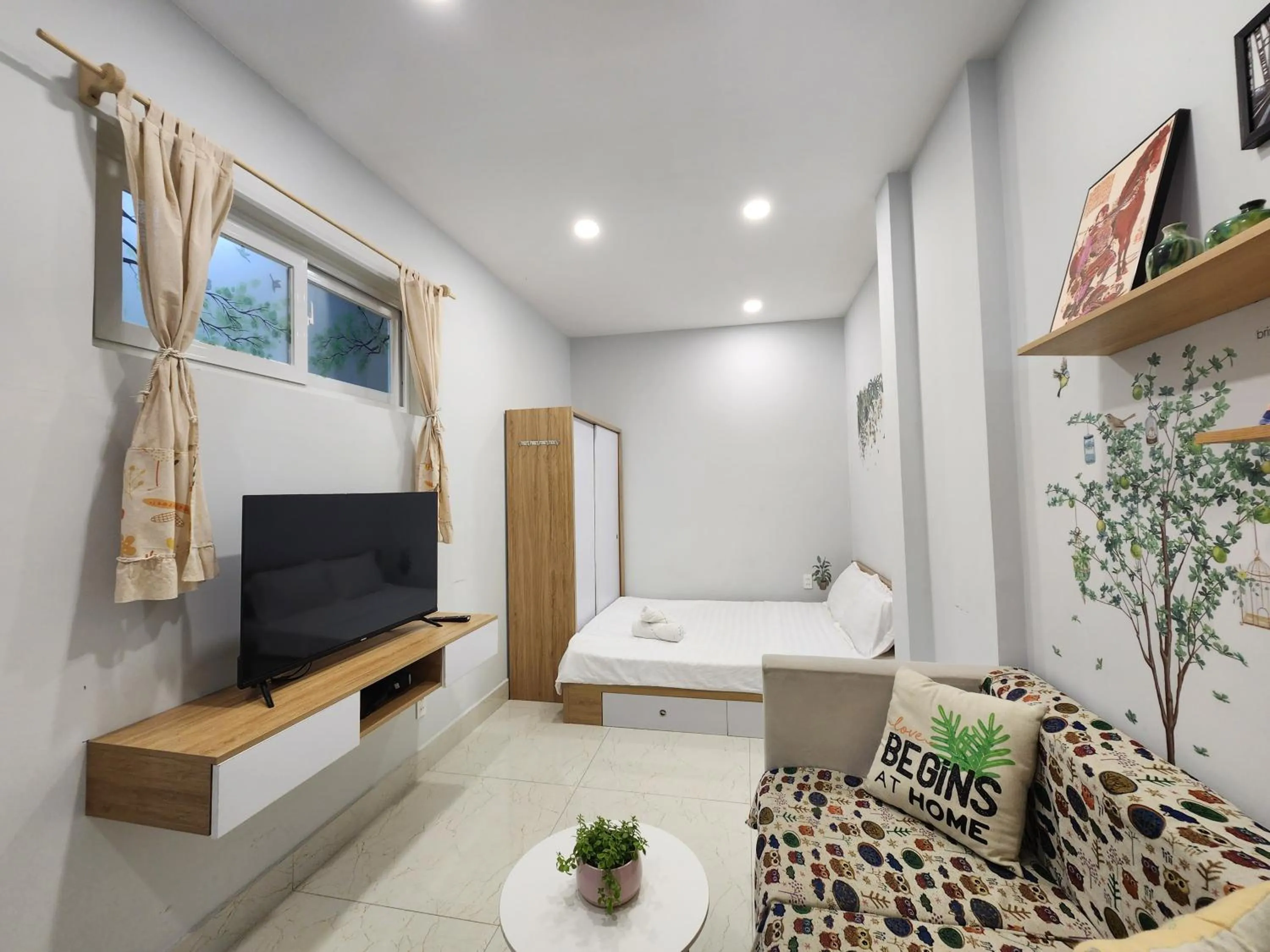 Bedroom, Bed in LalaHouse Spring Apartment - Saigon Center