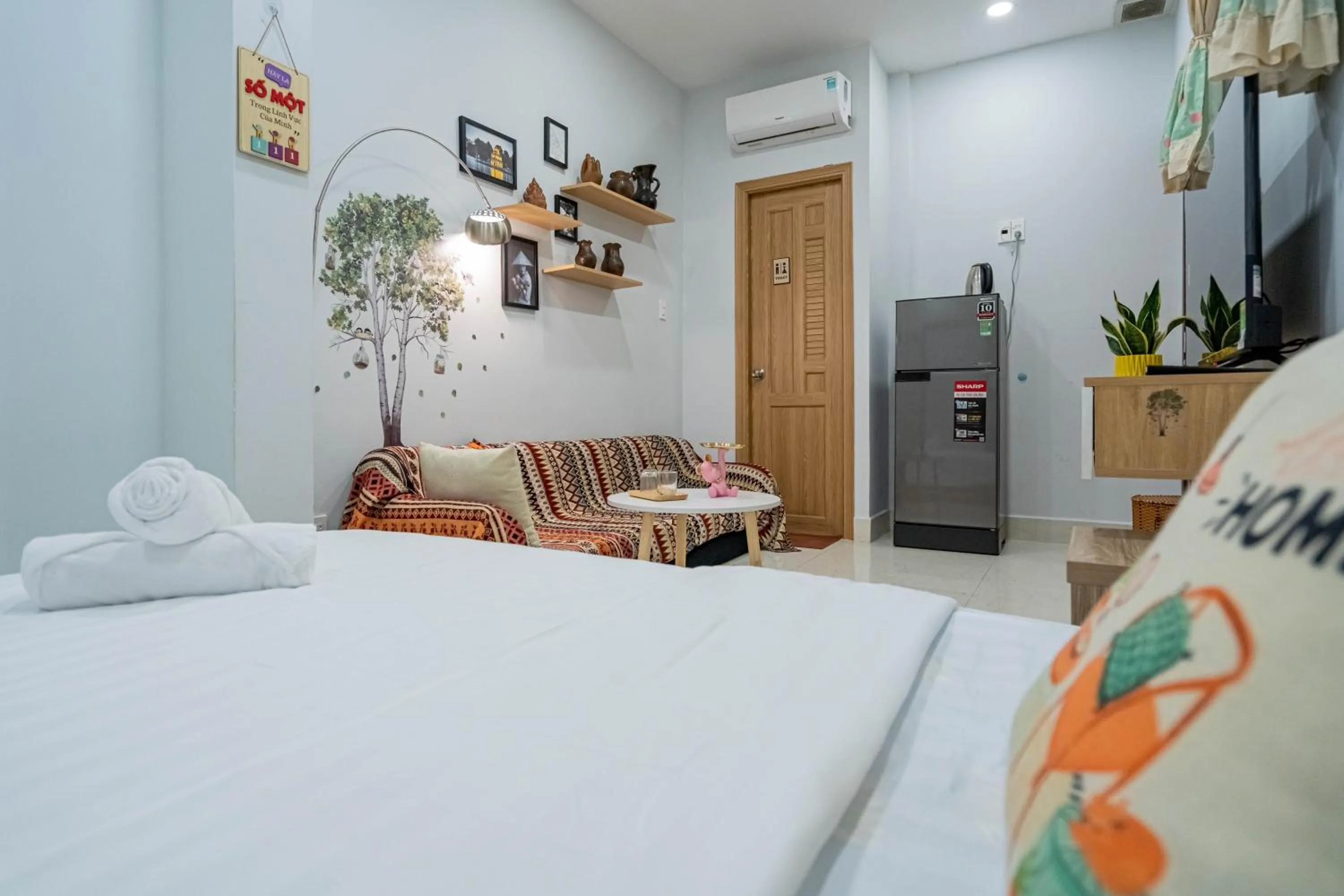 Bed in LalaHouse Spring Apartment - Saigon Center