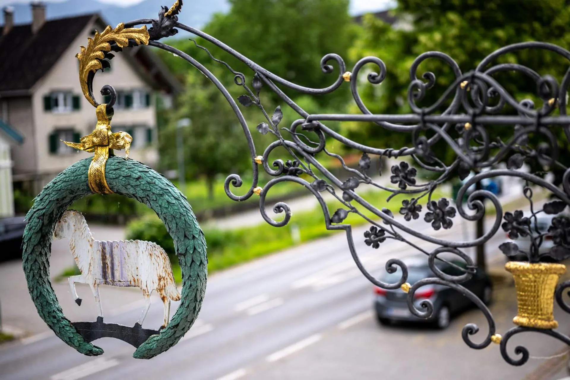 Decorative detail in Schäfle Feldkirch-Altenstadt