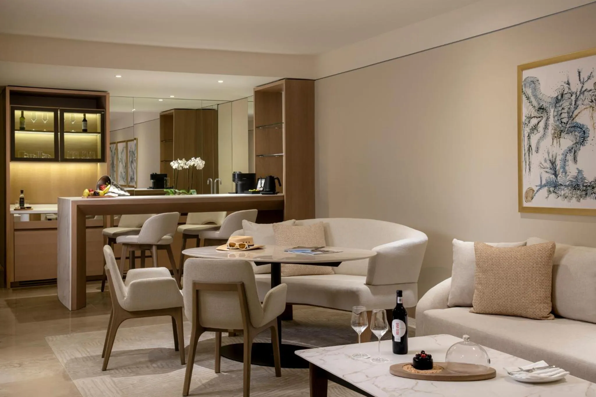 Living room in Grand Velas Boutique Hotel