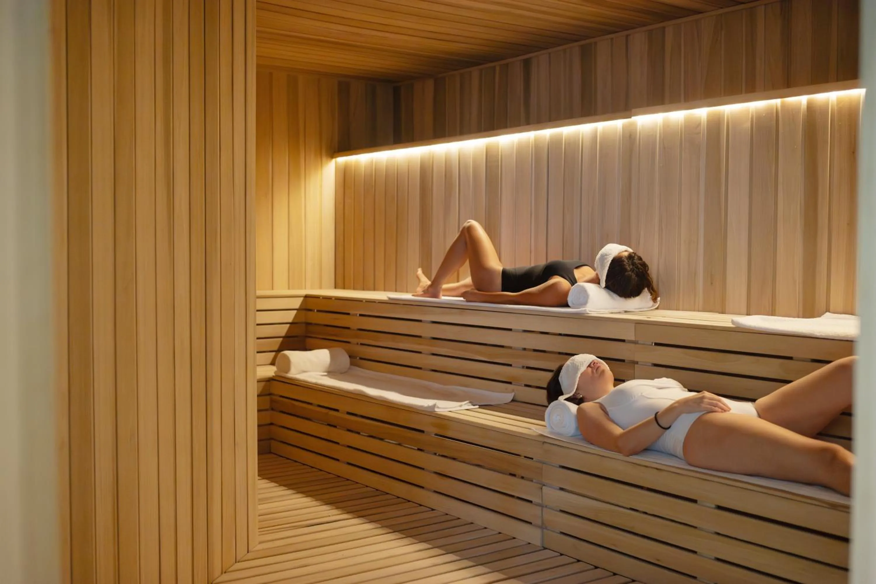 Sauna in Grand Velas Boutique Hotel