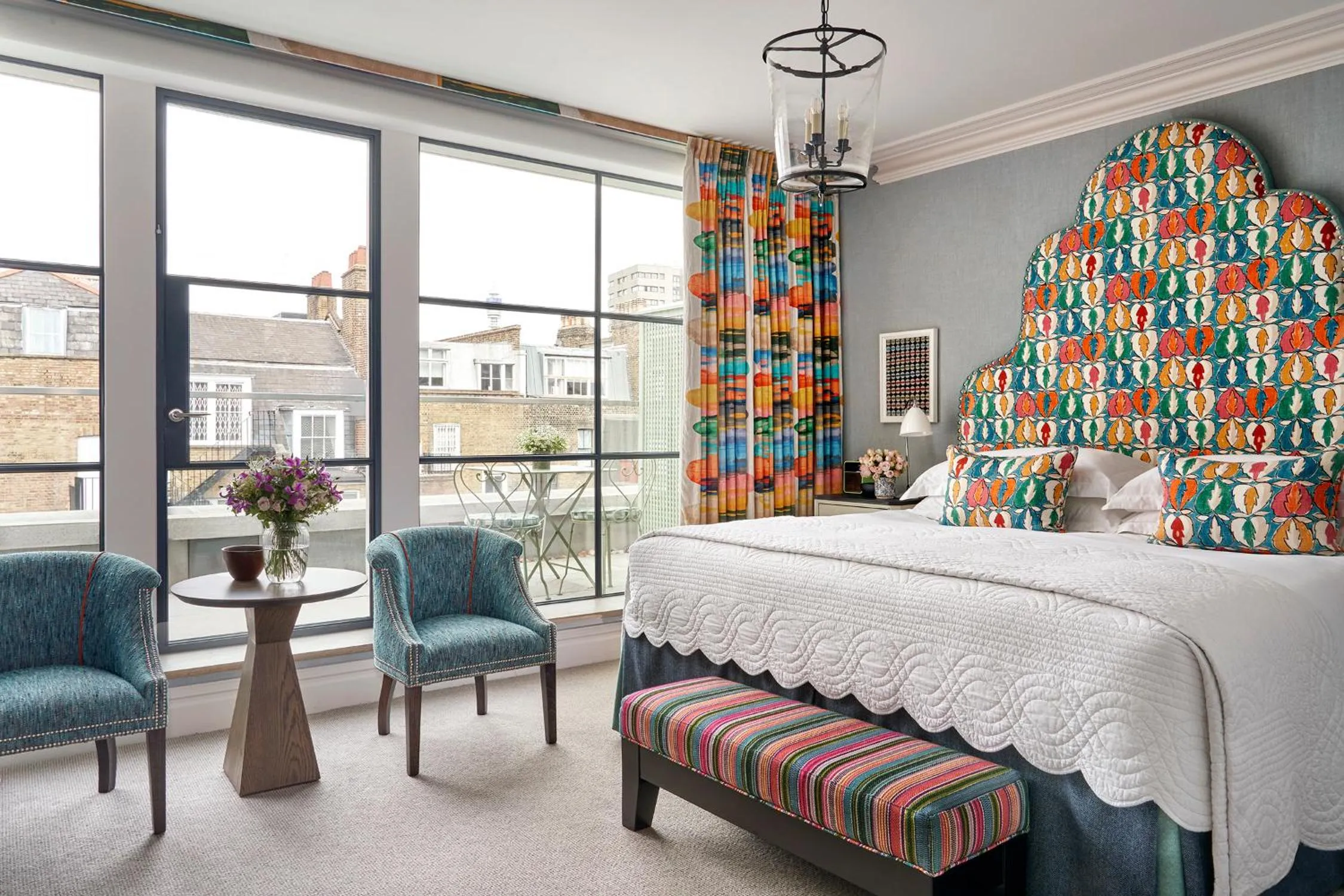 Bed in Ham Yard Hotel, Firmdale Hotels