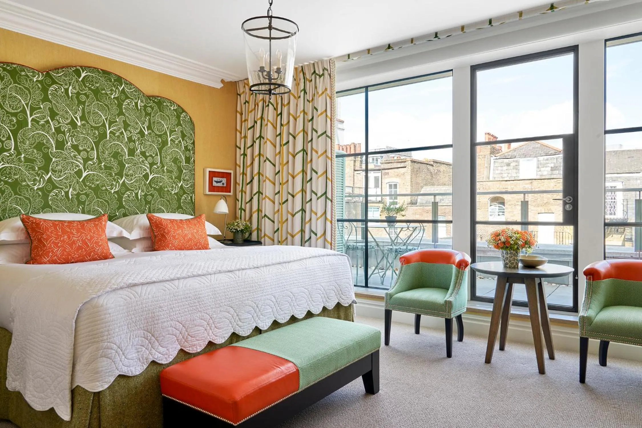 Bed in Ham Yard Hotel, Firmdale Hotels