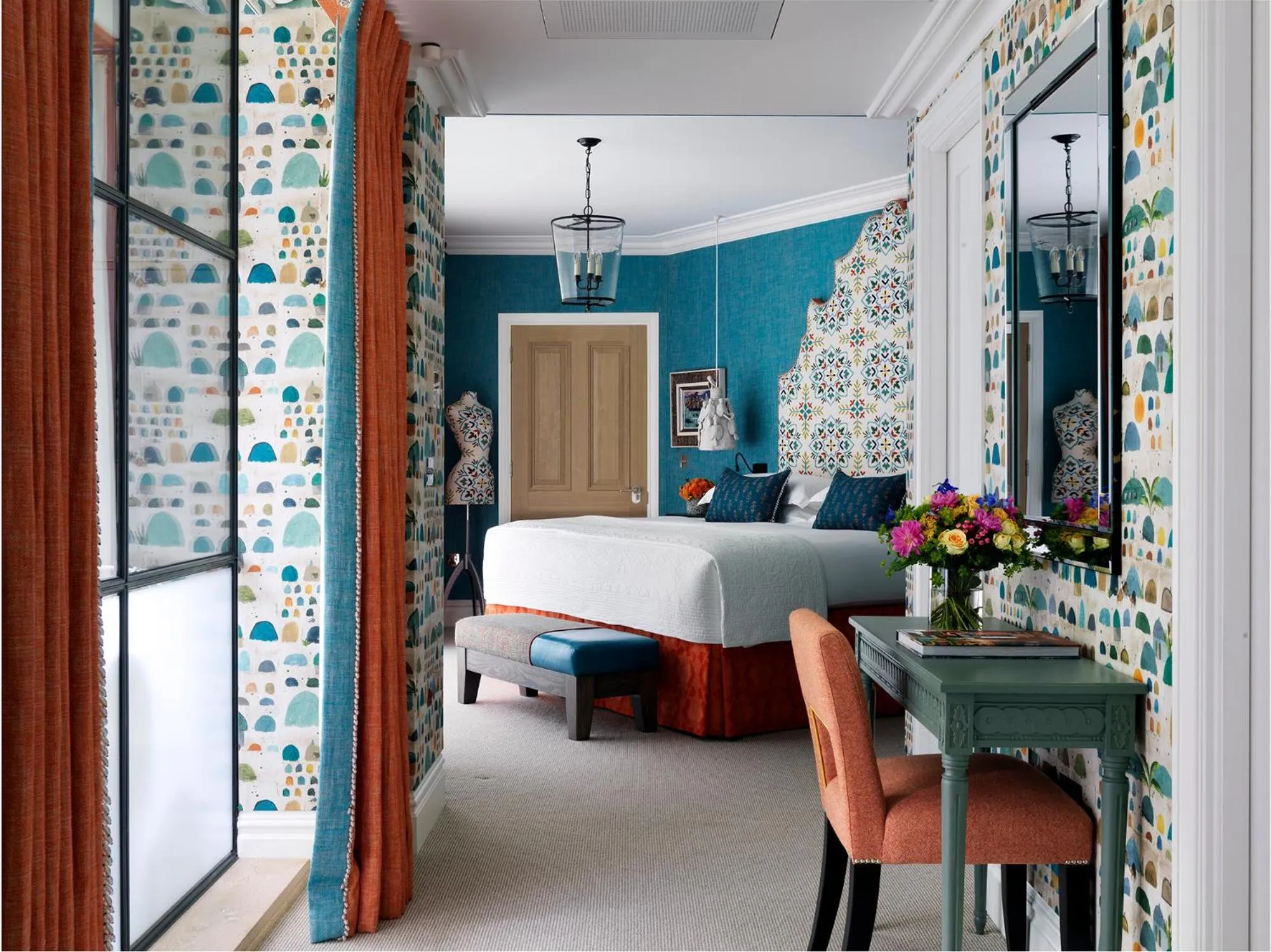 Bed in Ham Yard Hotel, Firmdale Hotels