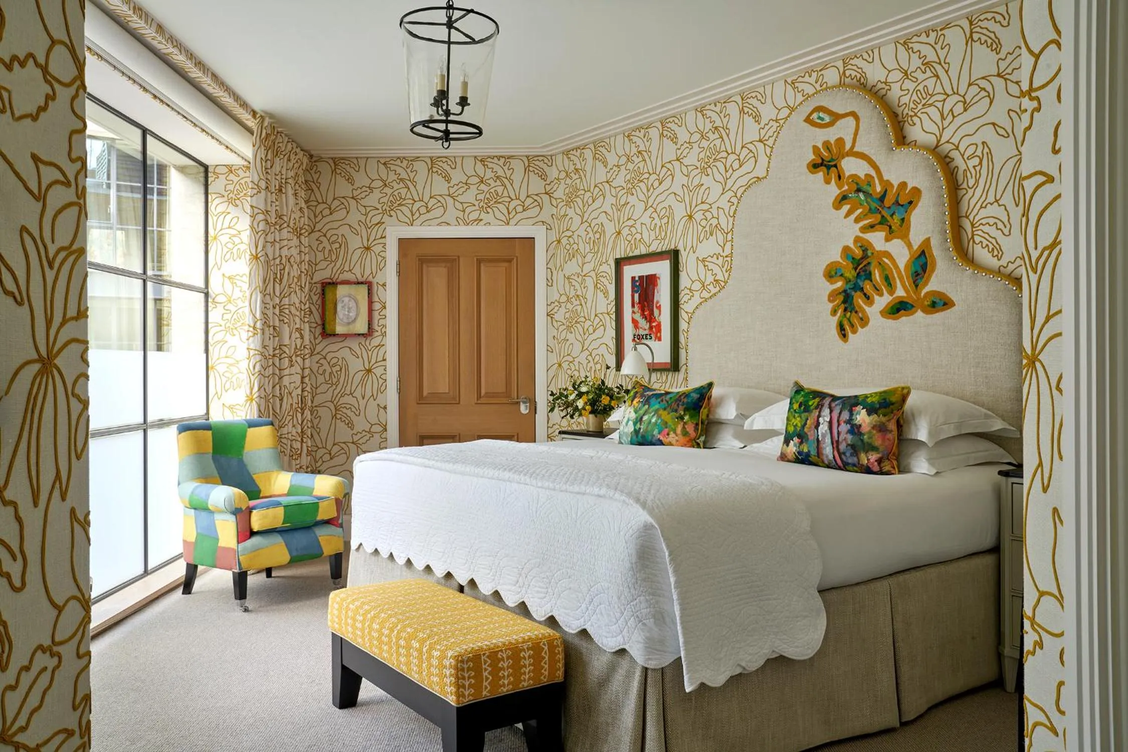 Bed in Ham Yard Hotel, Firmdale Hotels