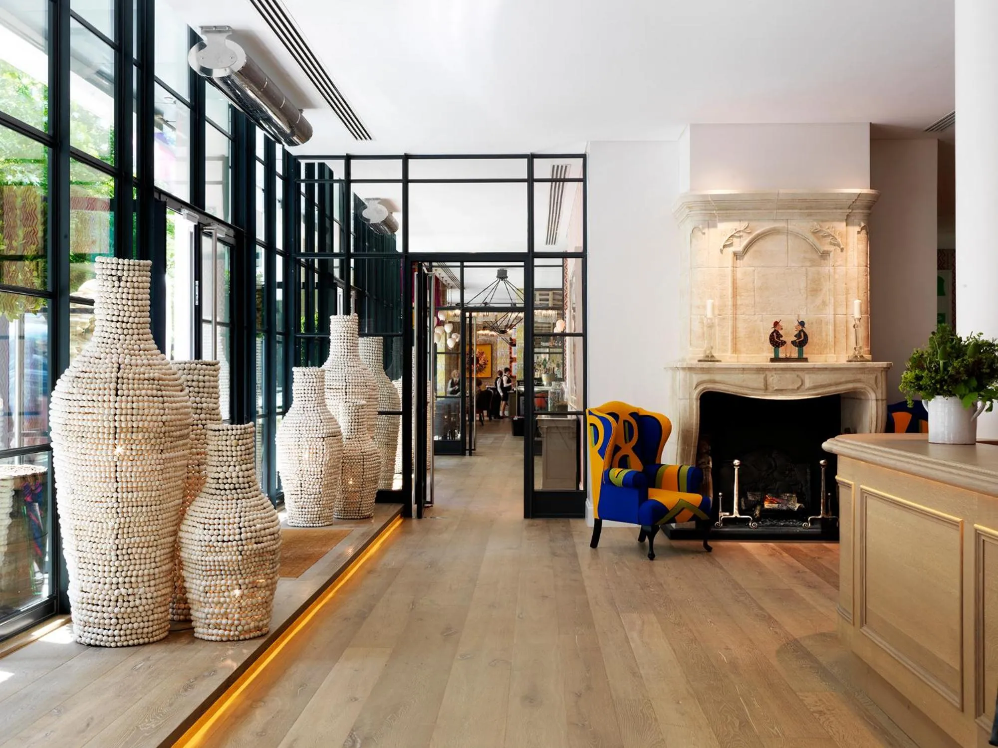 Lobby or reception in Ham Yard Hotel, Firmdale Hotels