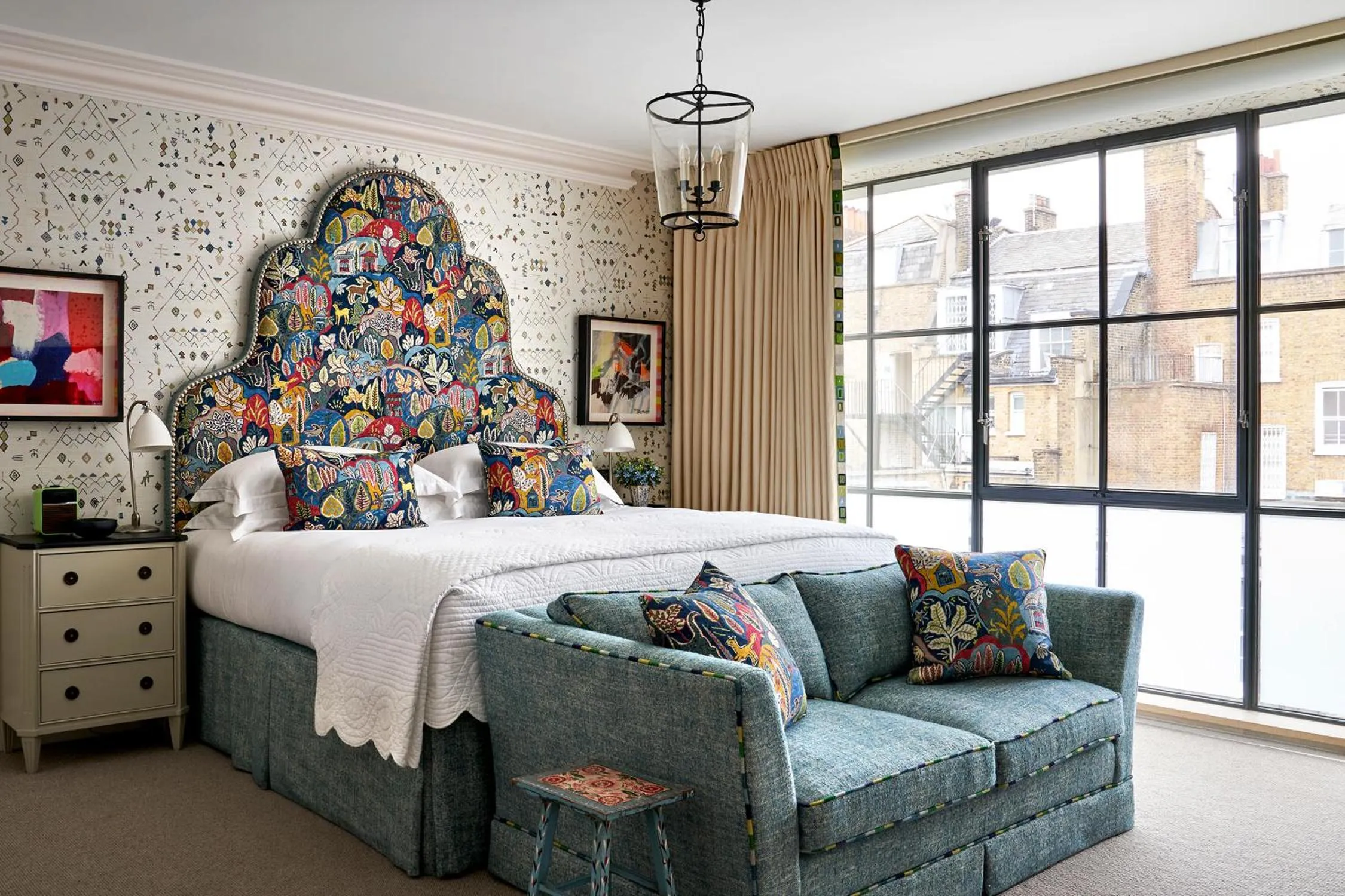 Bed in Ham Yard Hotel, Firmdale Hotels