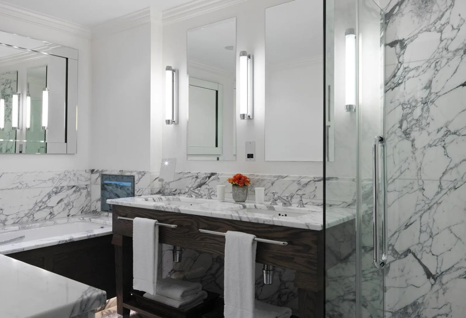 Bathroom in Ham Yard Hotel, Firmdale Hotels