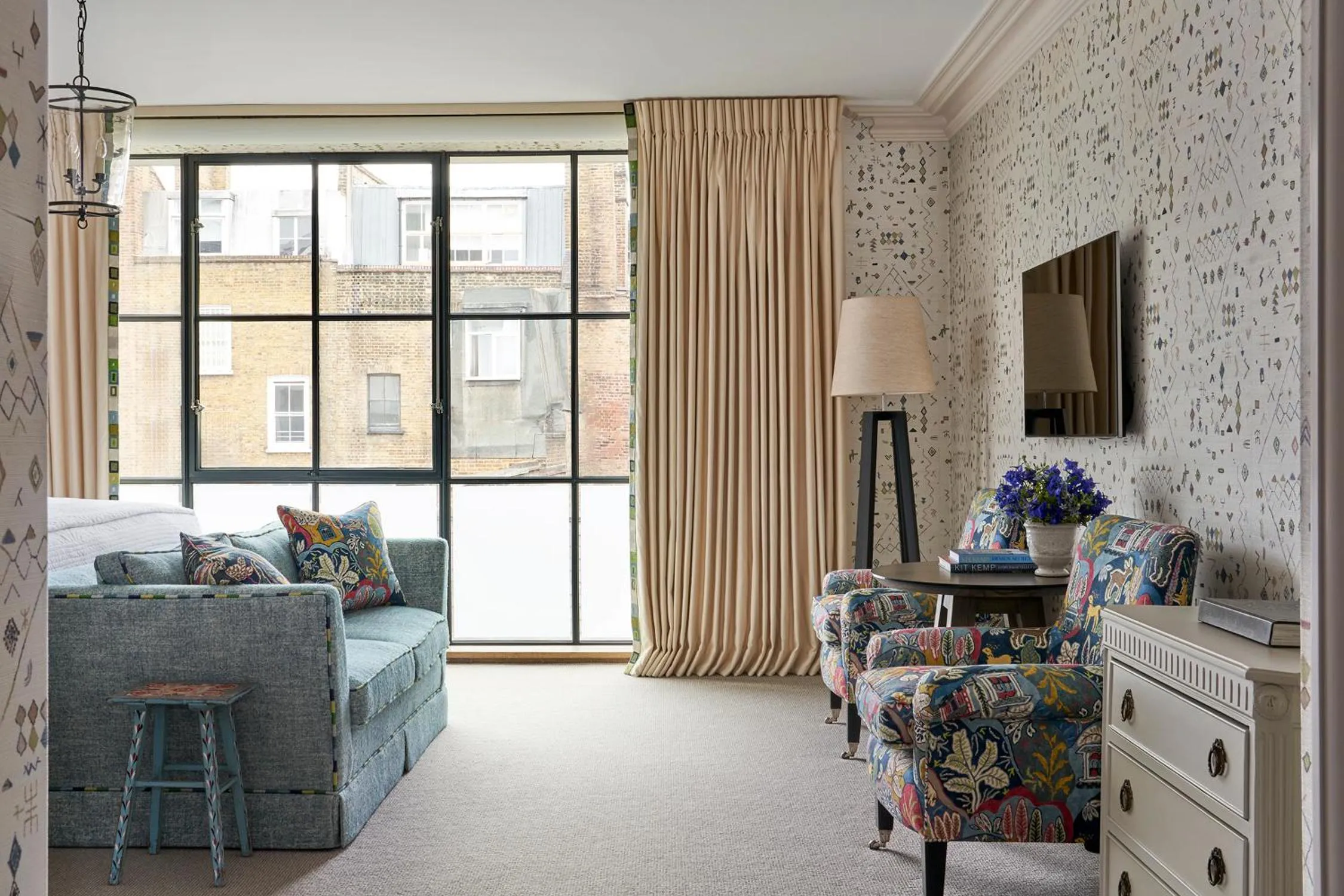 Bed in Ham Yard Hotel, Firmdale Hotels