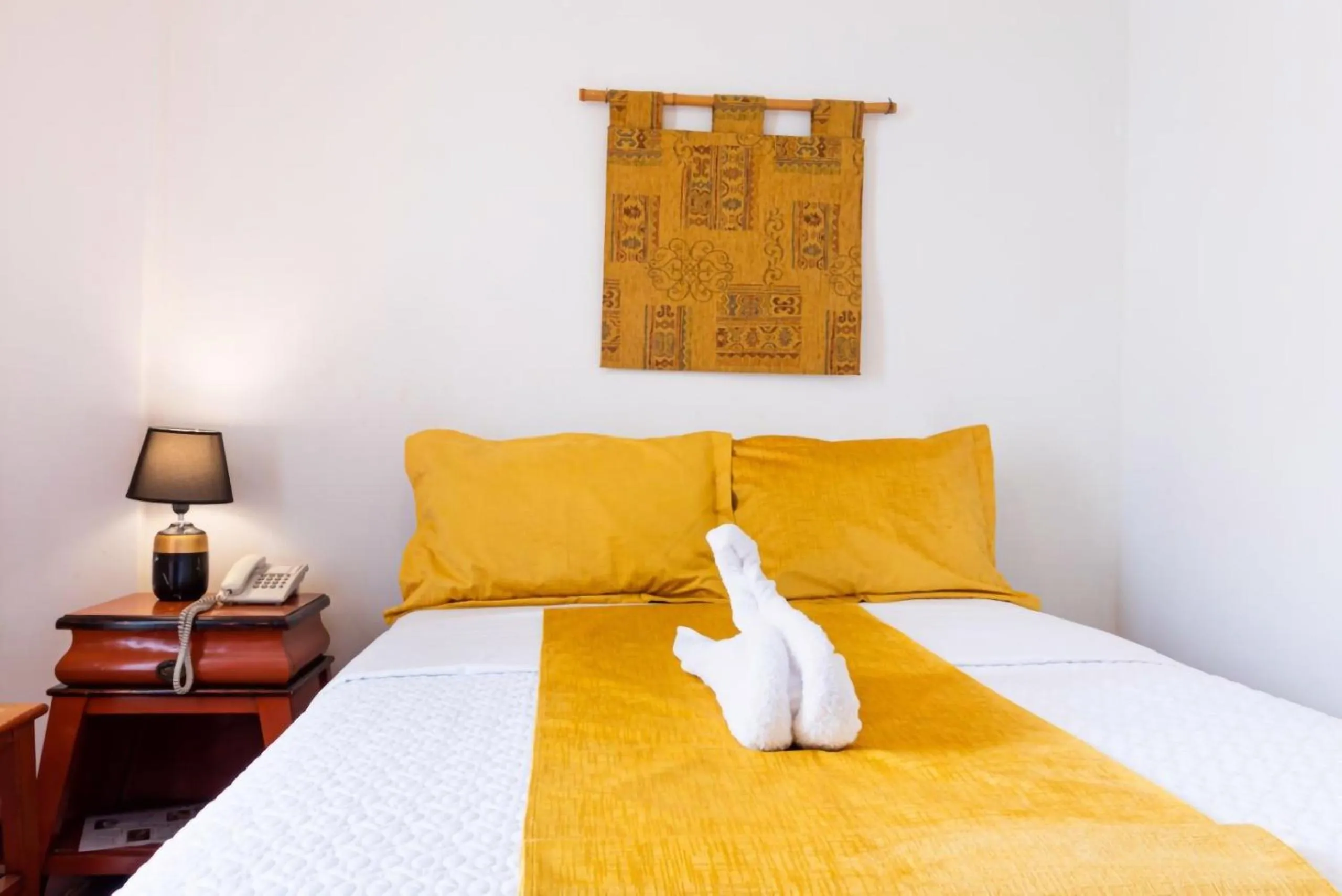 Bed in HOSTAL DEL RÍO