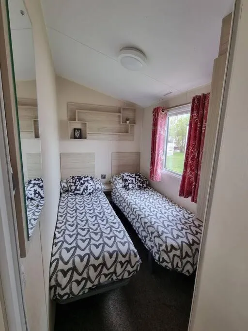 Bedroom, Bed in Holiday home in Dymchurch - New Beach Holiday Park