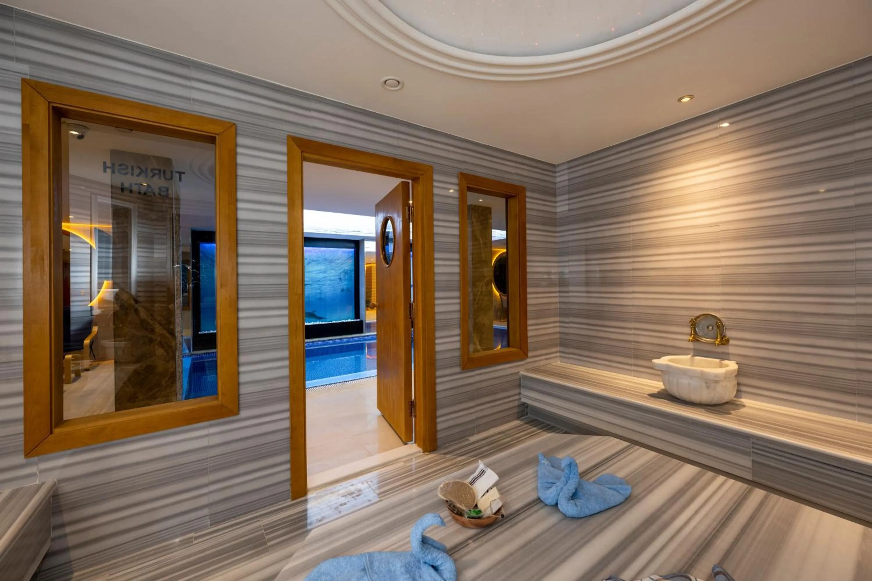 Sauna in Freya Hotel