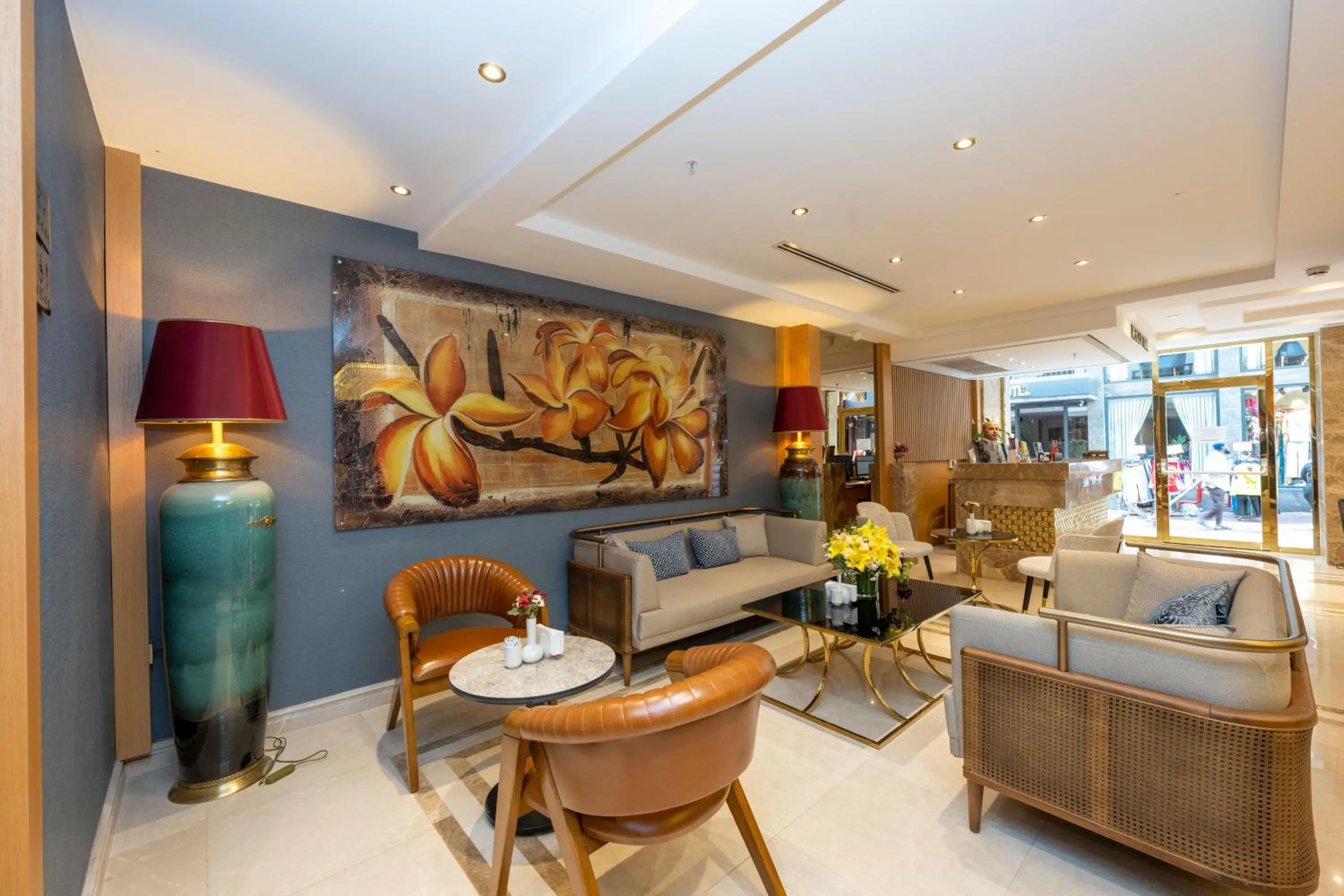 Lobby or reception in Freya Hotel