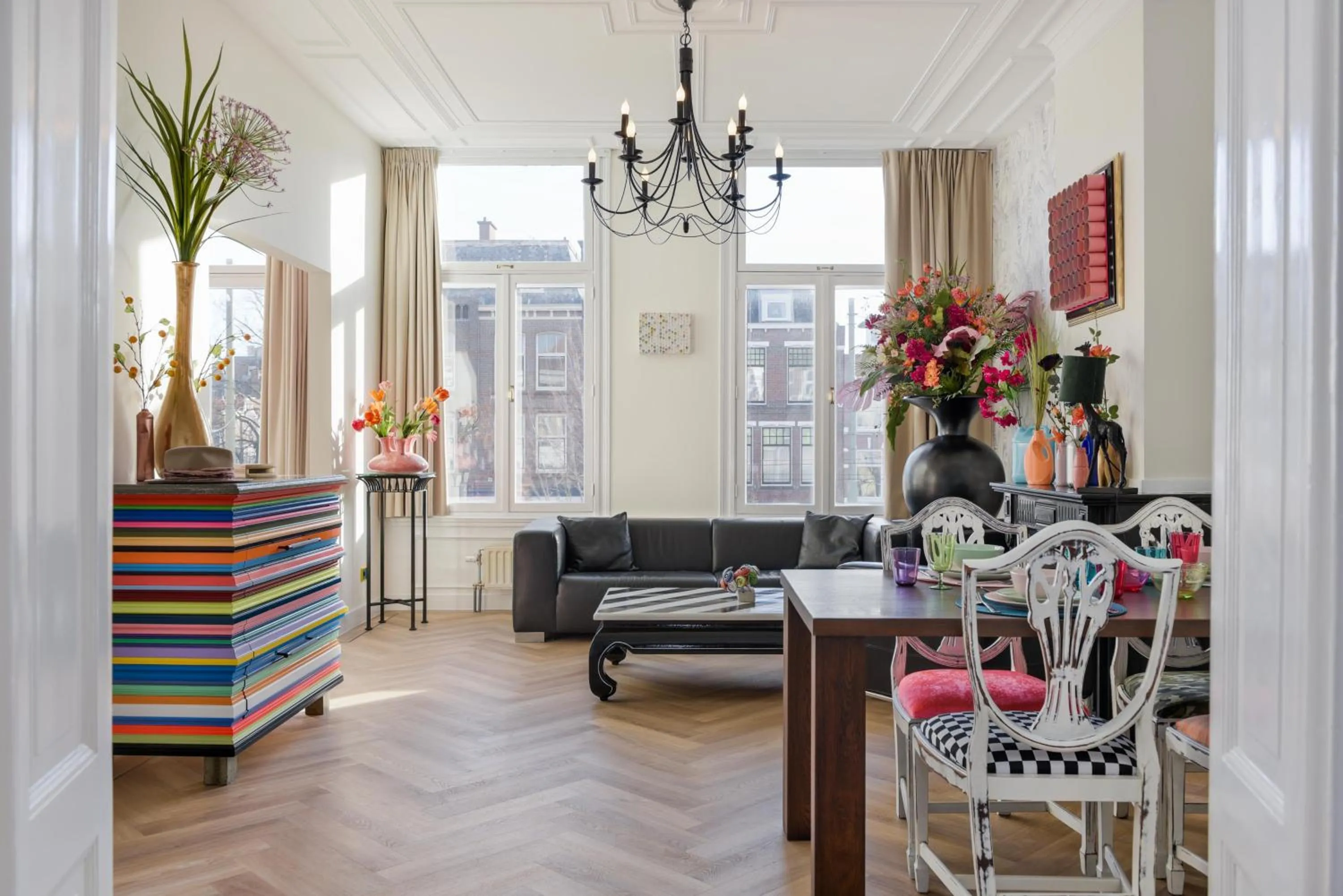 Seating Area in Kingkool The Hague City Hostel