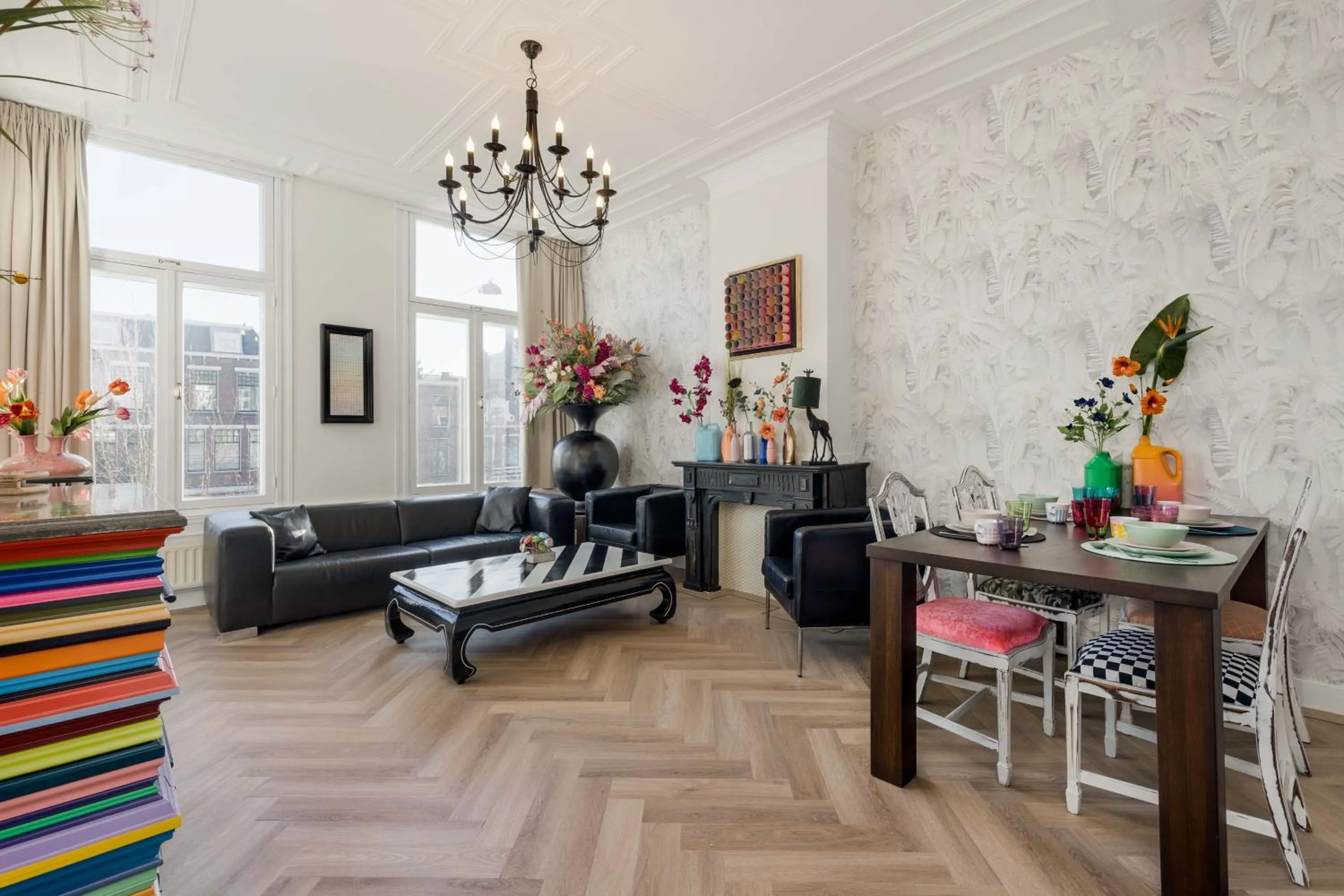 Seating Area in Kingkool The Hague City Hostel