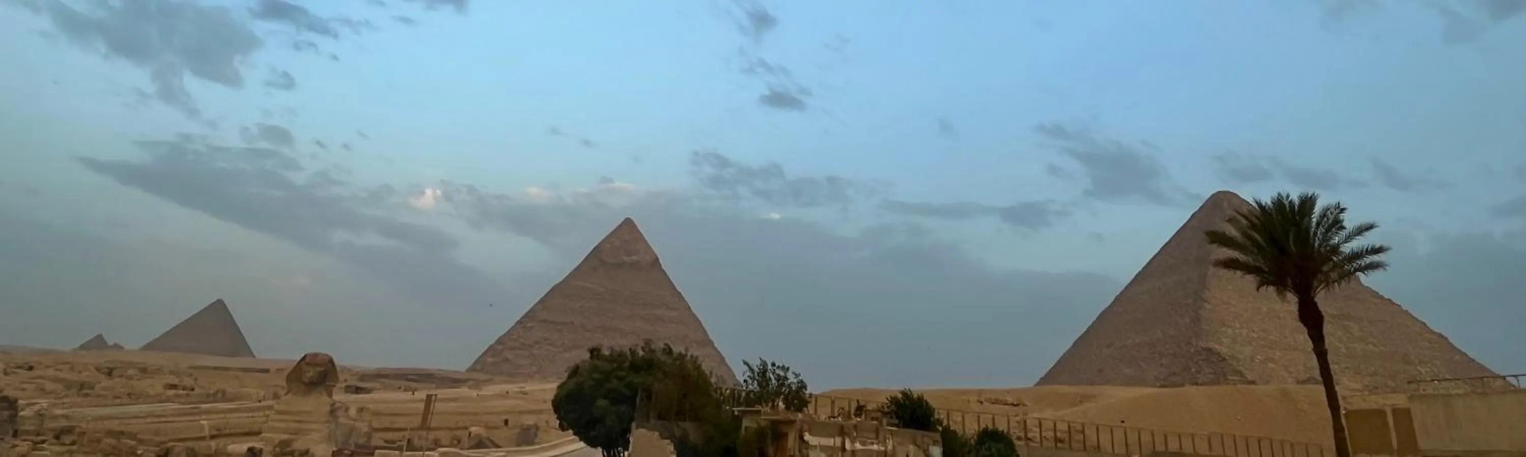 Day in The Gate Hotel Front Pyramids & Sphinx View