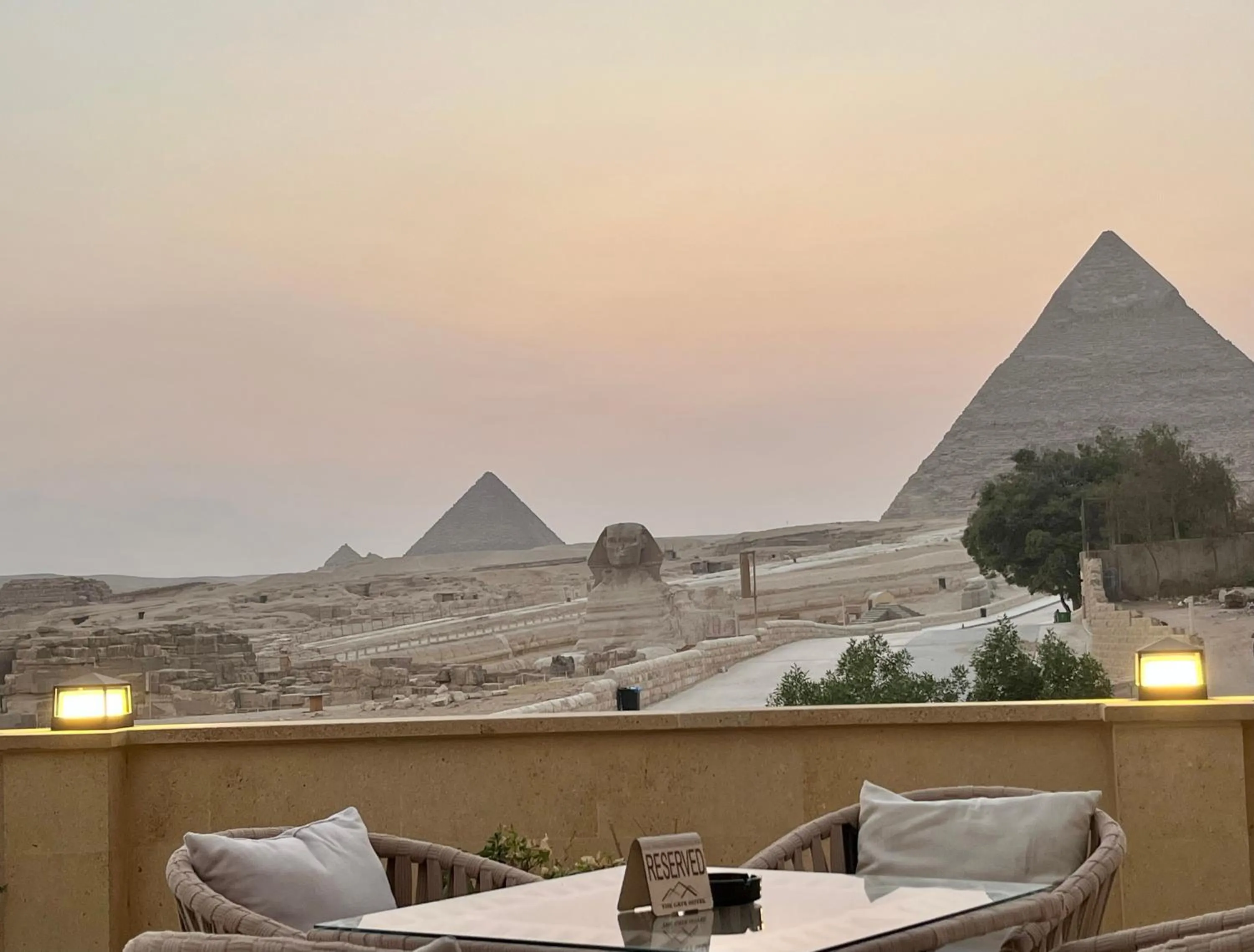 Nearby landmark in The Gate Hotel Front Pyramids & Sphinx View