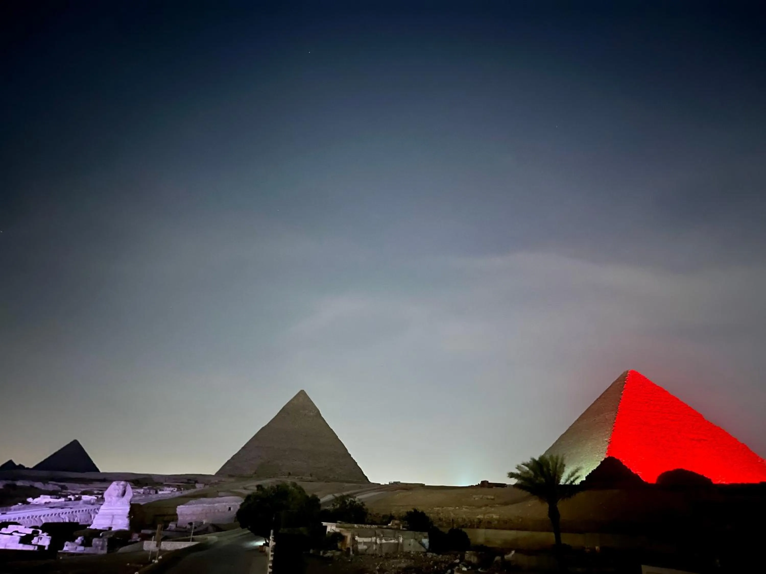 View (from property/room) in The Gate Hotel Front Pyramids & Sphinx View