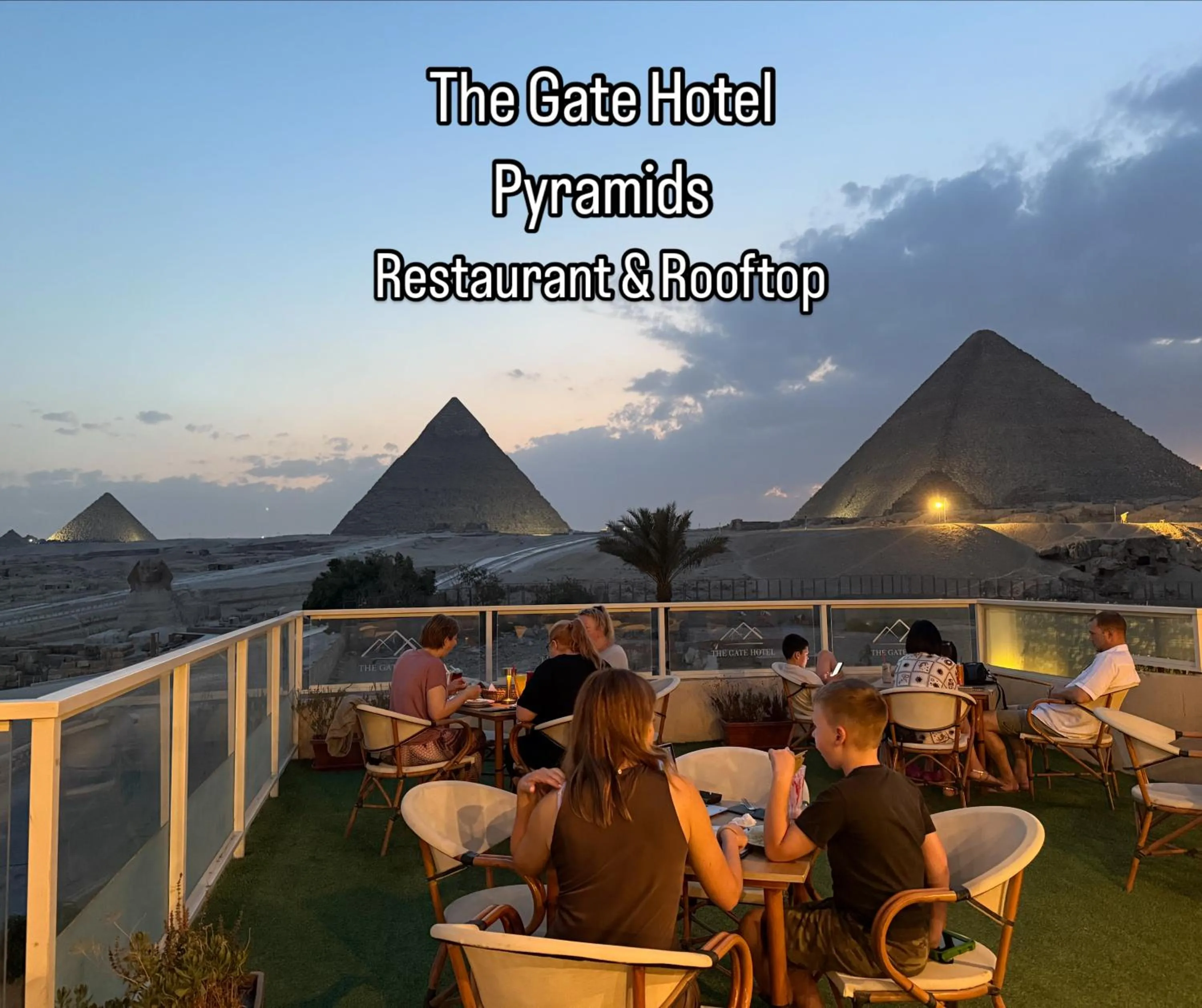 Restaurant/places to eat in The Gate Hotel Front Pyramids & Sphinx View