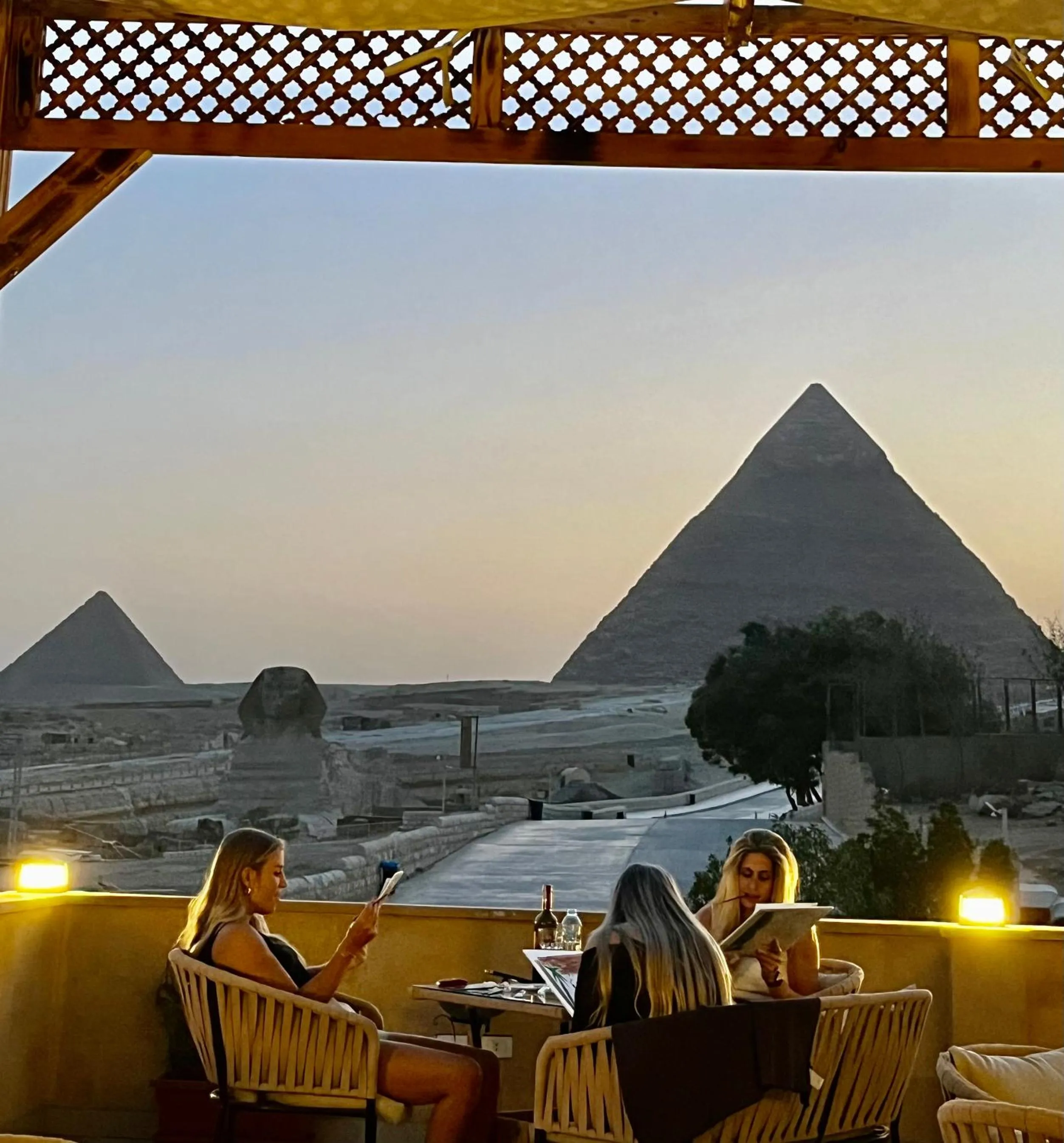 Nearby landmark in The Gate Hotel Front Pyramids & Sphinx View