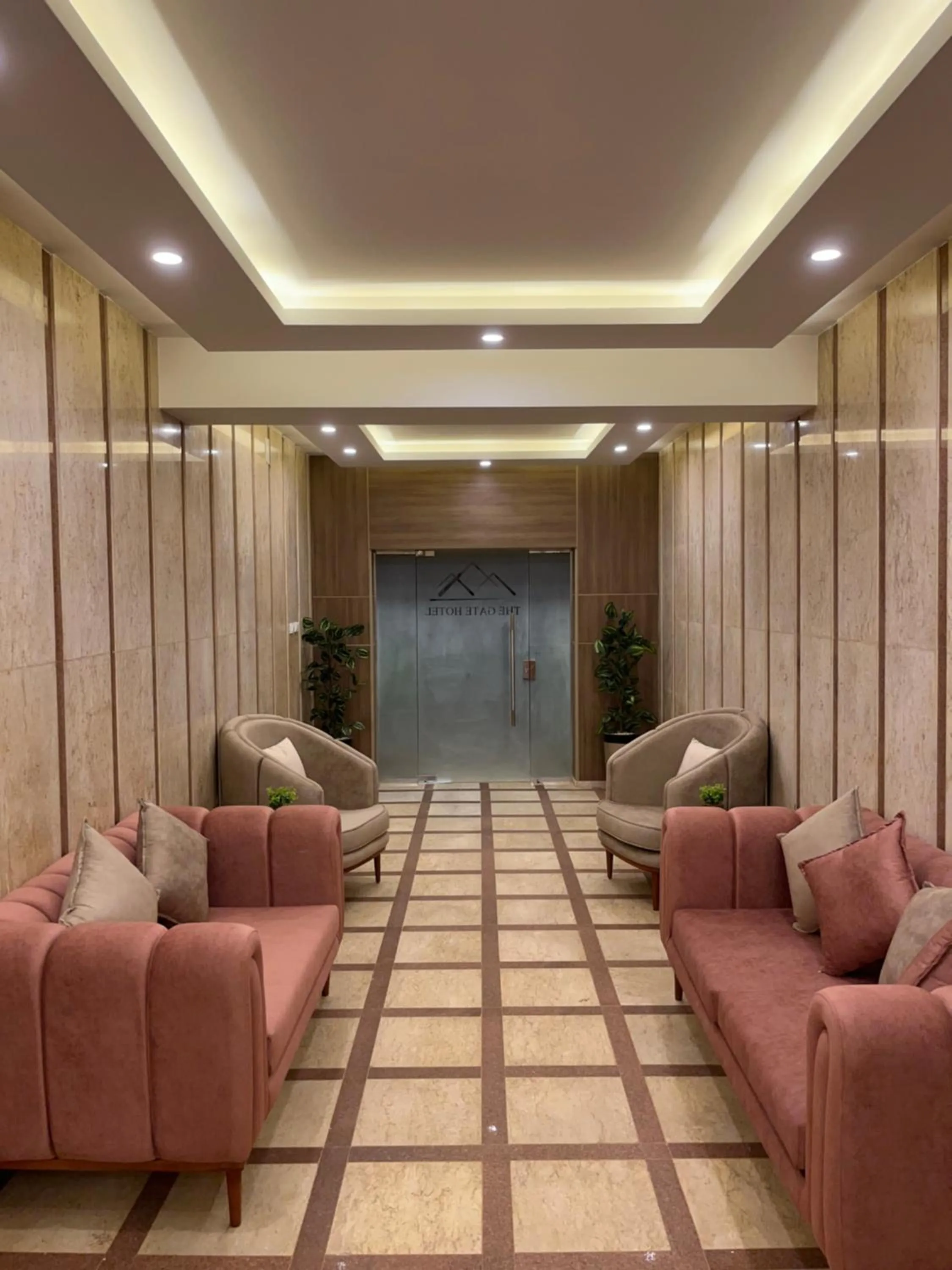 Lobby or reception in The Gate Hotel Front Pyramids & Sphinx View