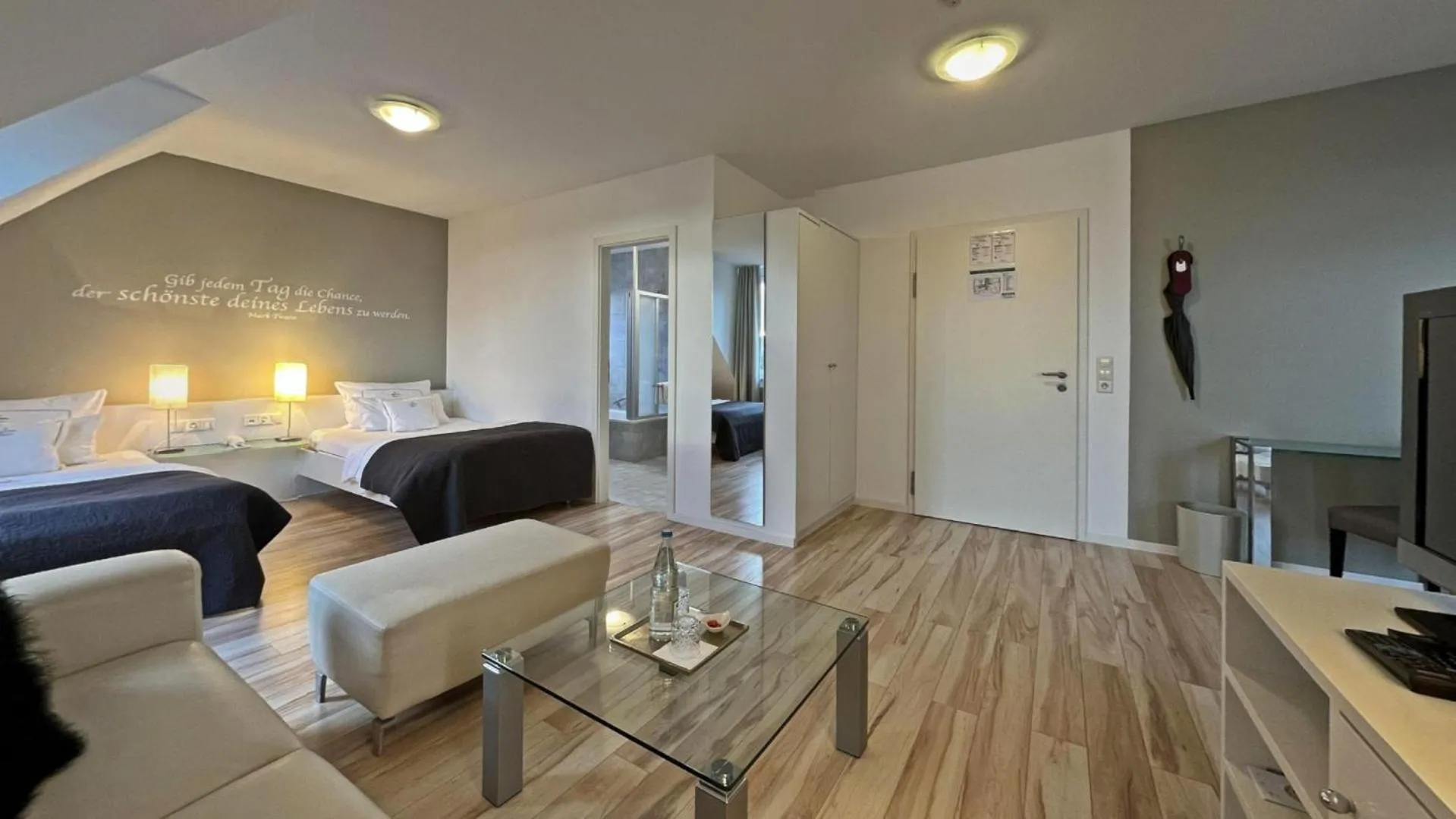 Photo of the whole room, Bed in Bodenseehotel Renn