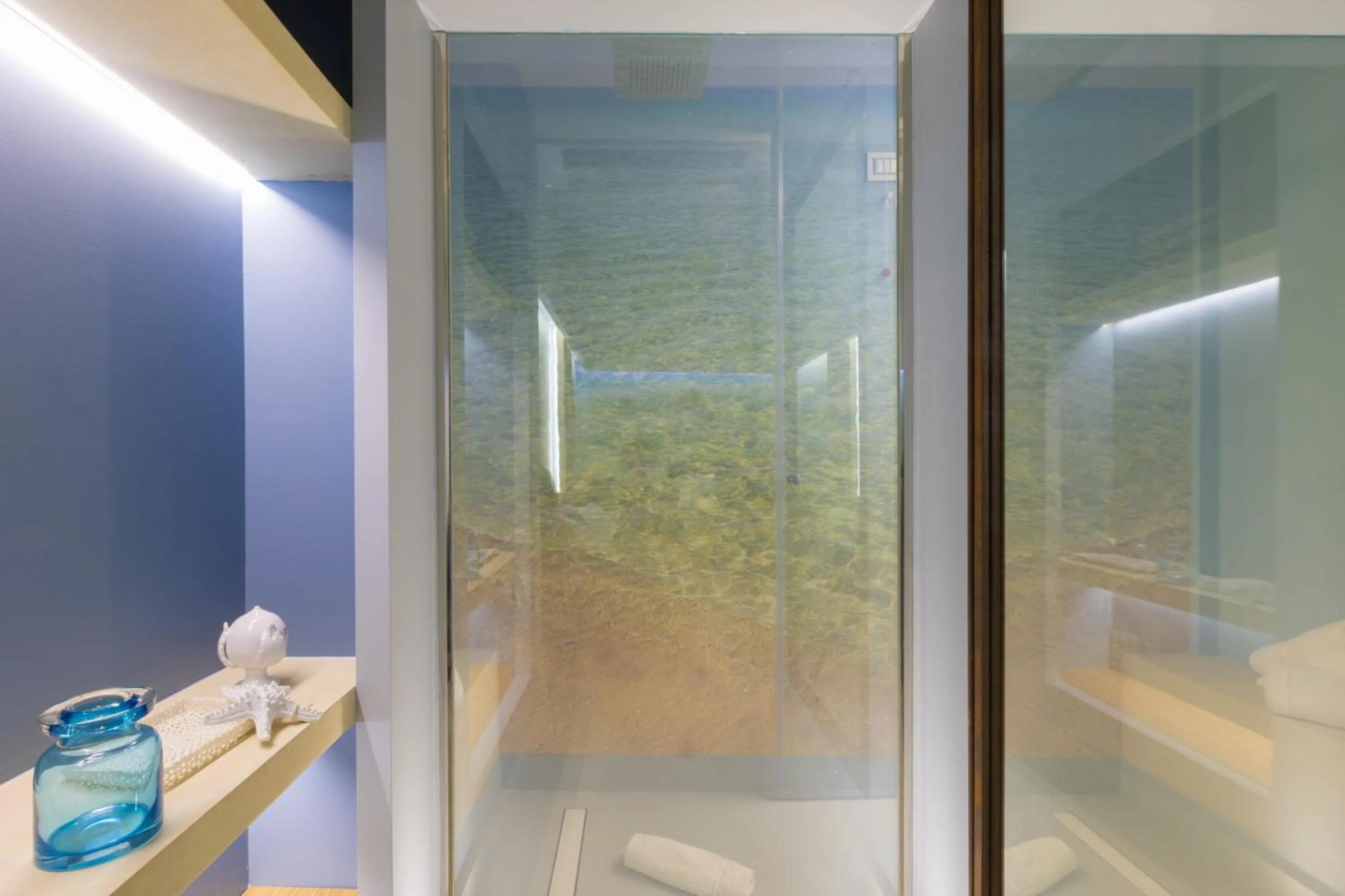 Shower in Terra d'Acqua Resort & SPA