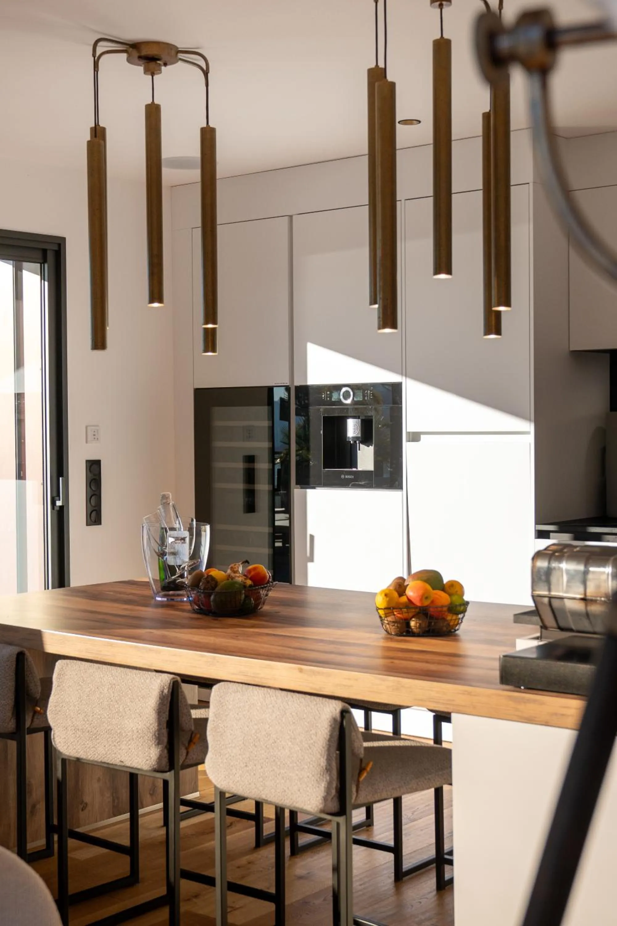 Kitchen or kitchenette in Les Restanques du lac