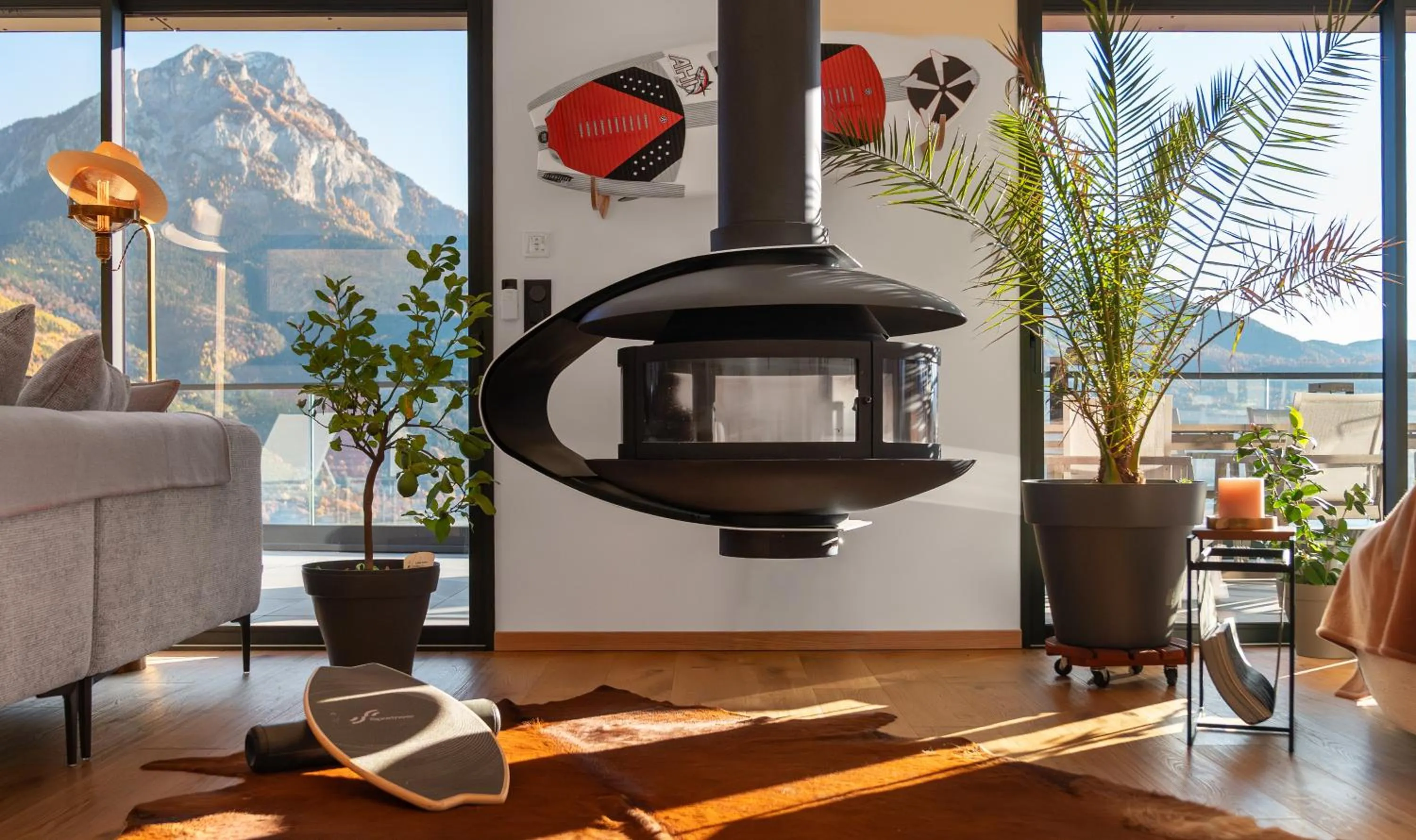 Living room in Les Restanques du lac