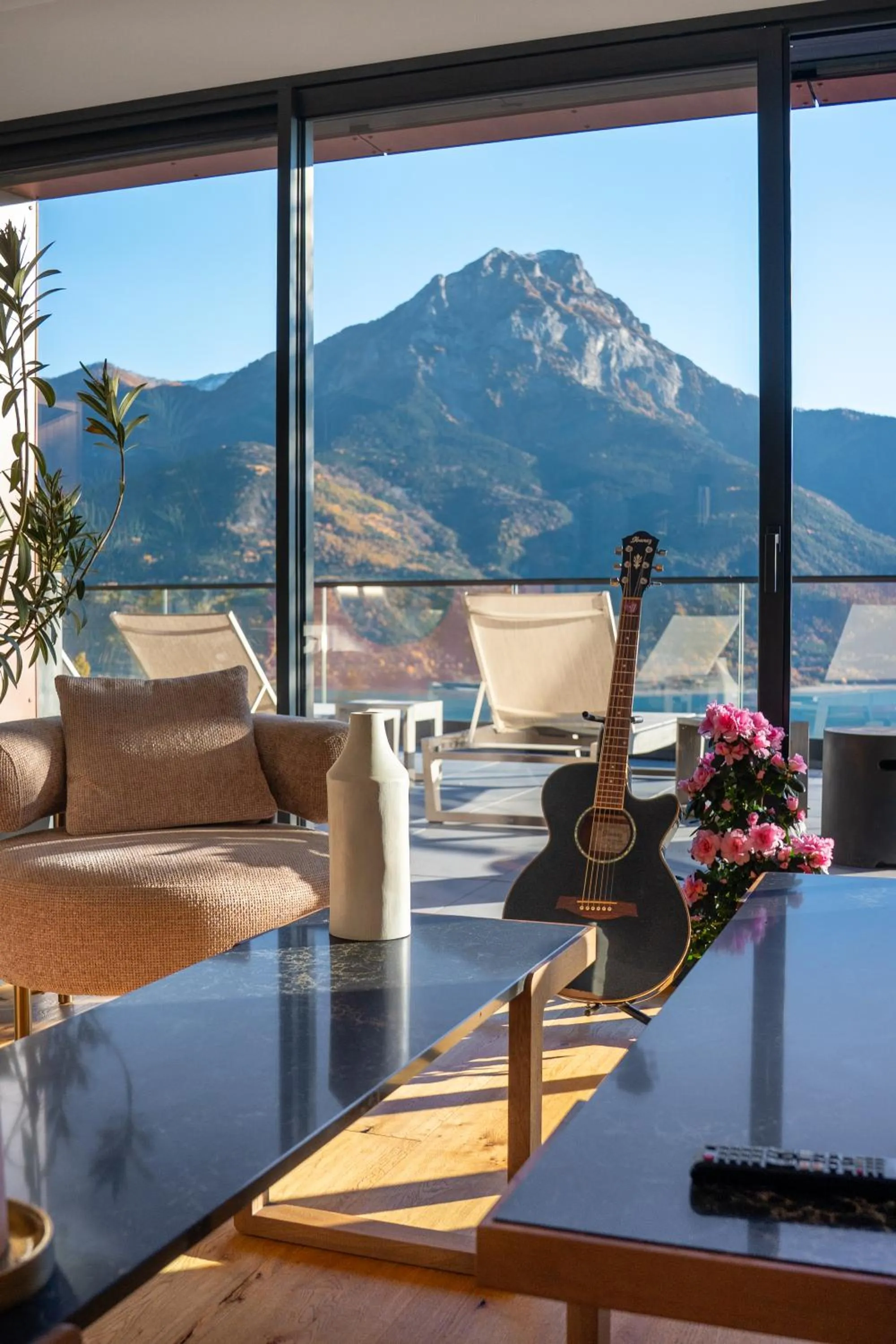 Living room in Les Restanques du lac