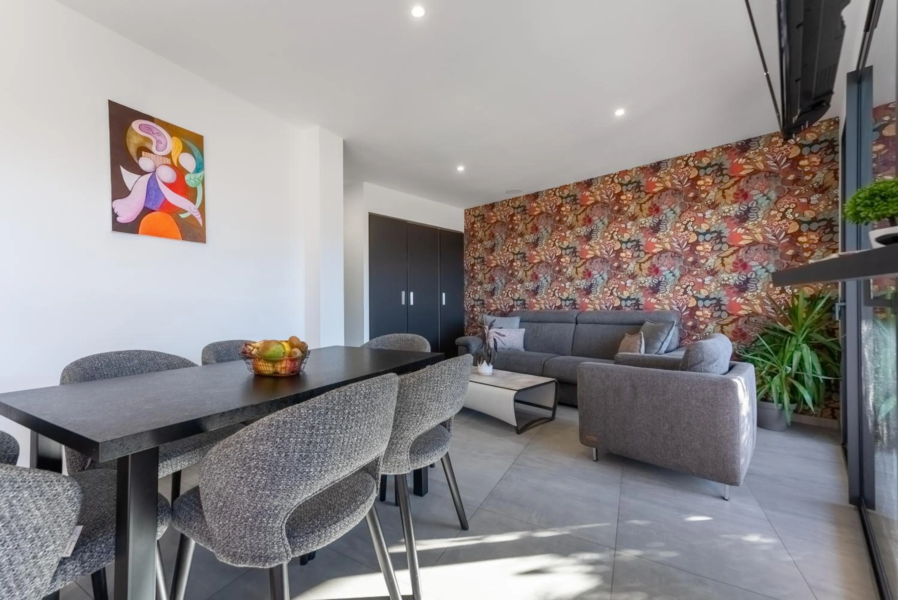 Living room in Les Restanques du lac