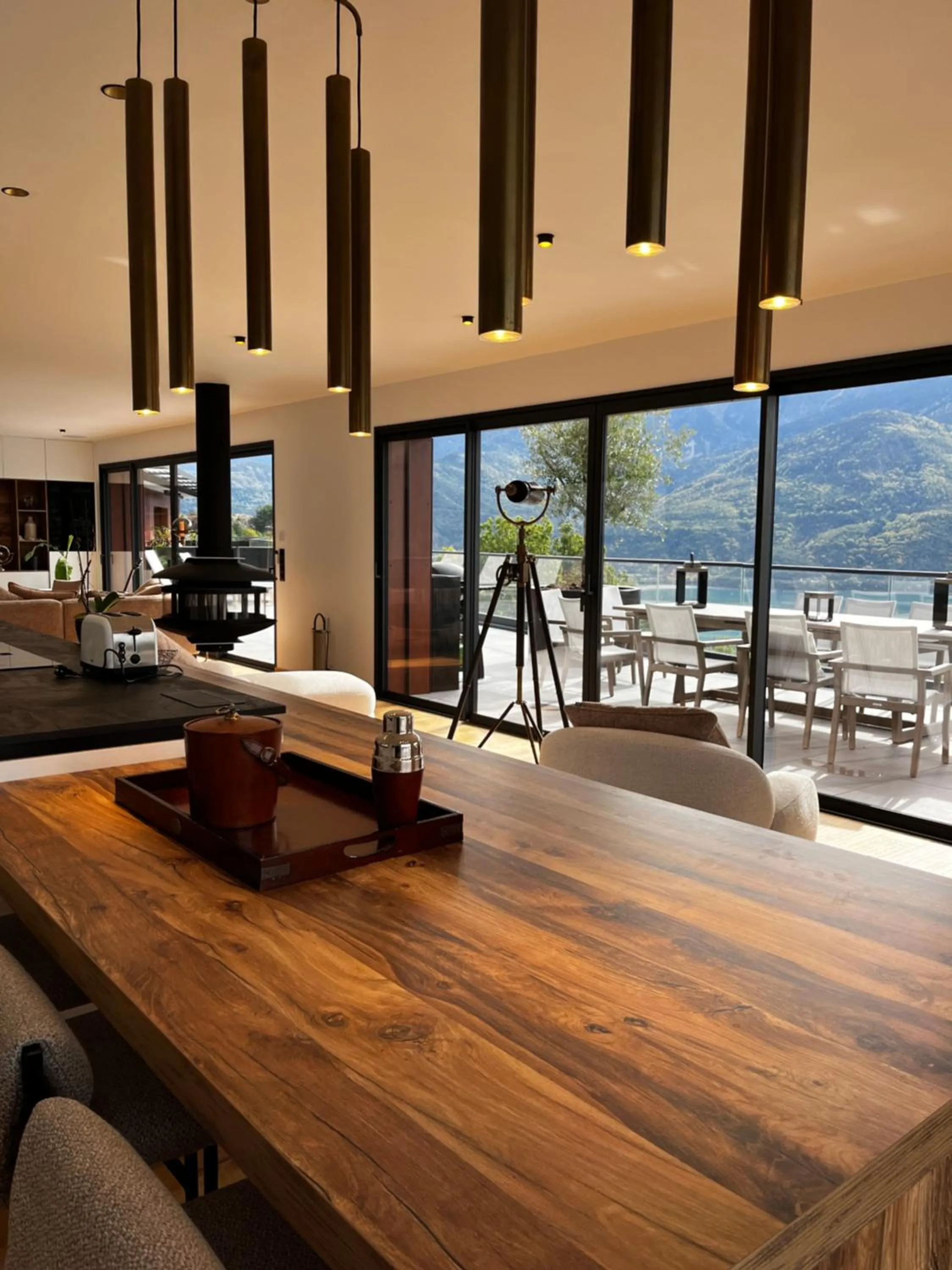 Dining area in Les Restanques du lac