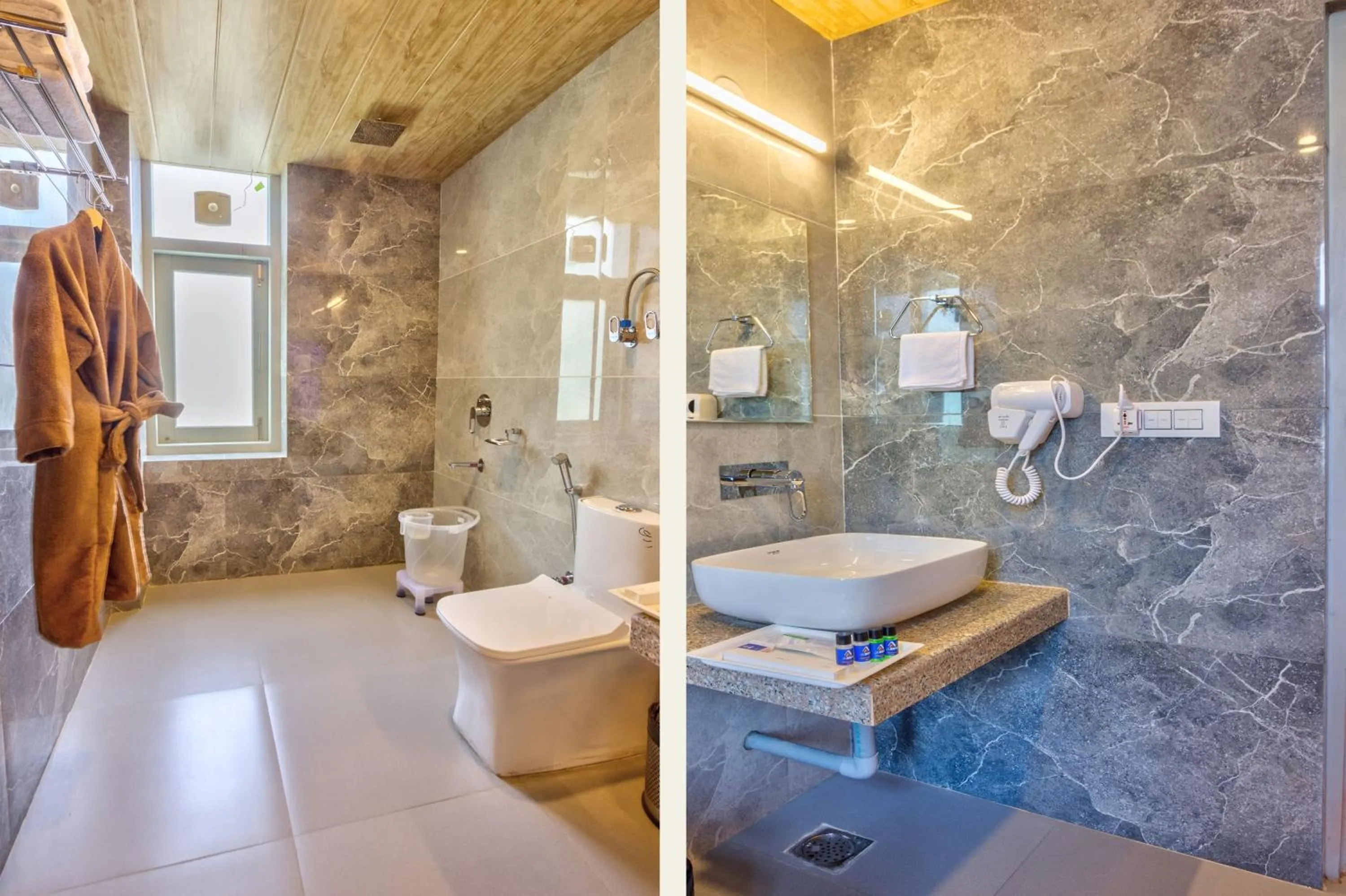 Shower in La Aero Resort Home in Snow Mountains