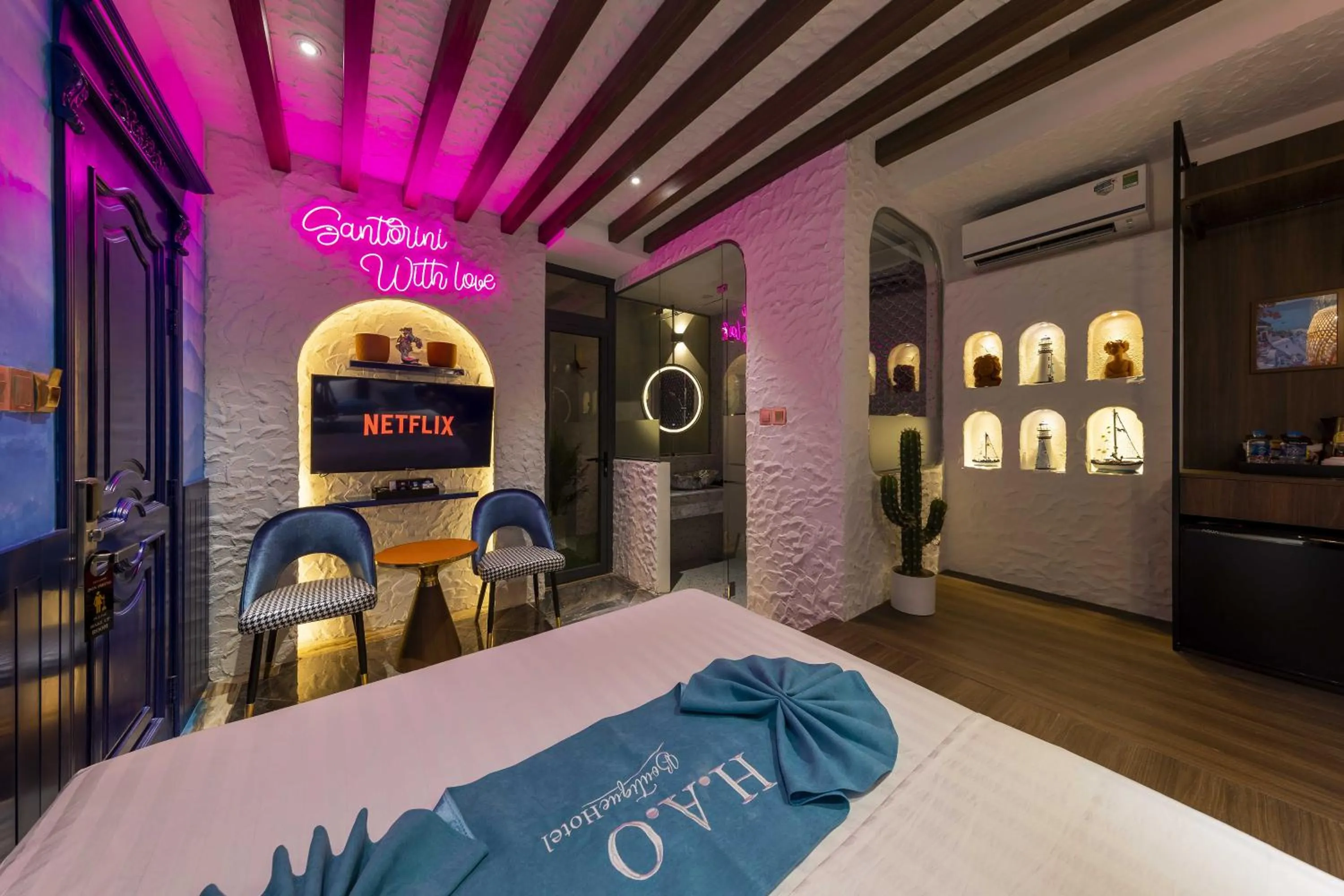 Bed in H A O Boutique Hotel