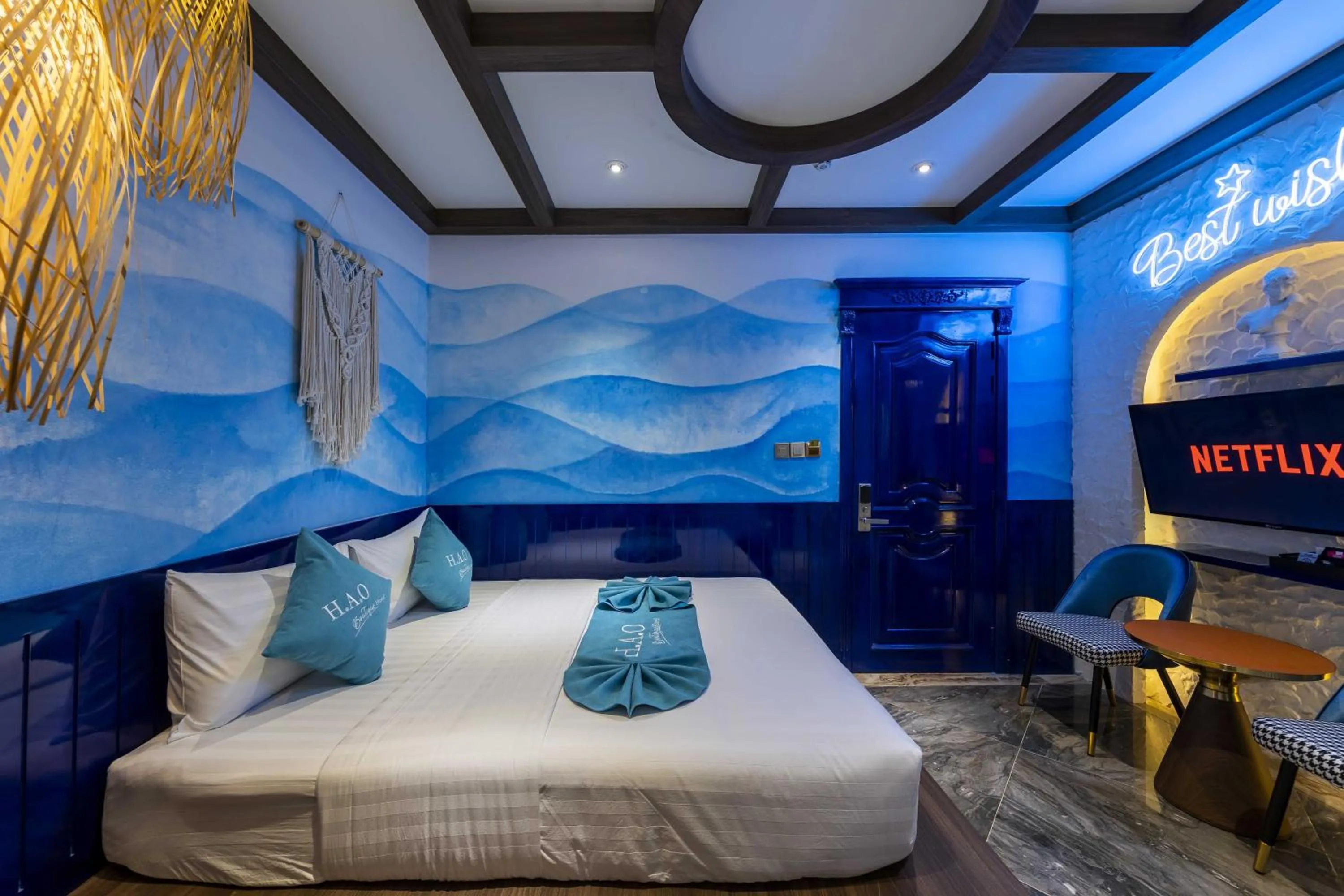 Bed in H A O Boutique Hotel