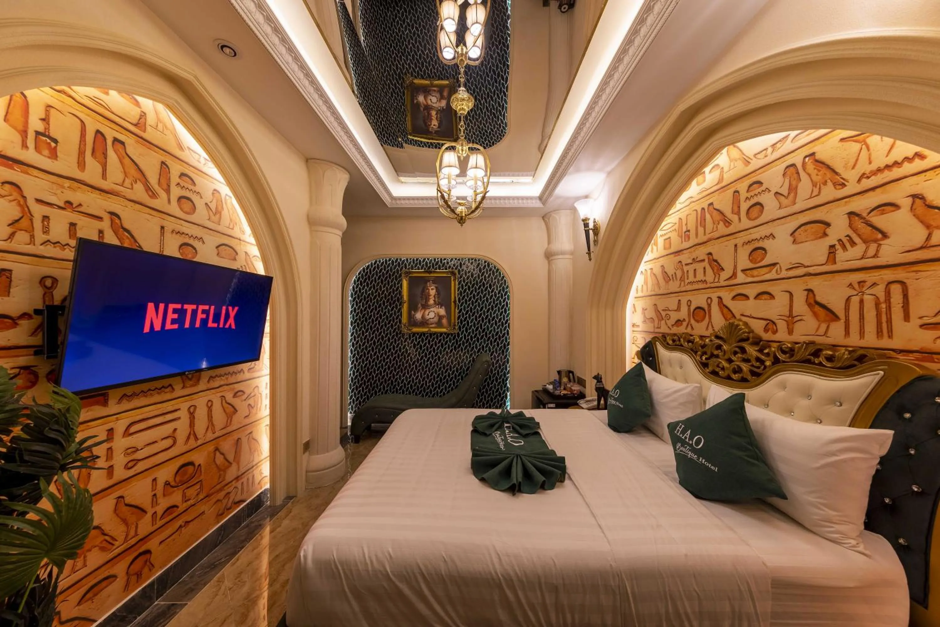 Bed in H A O Boutique Hotel