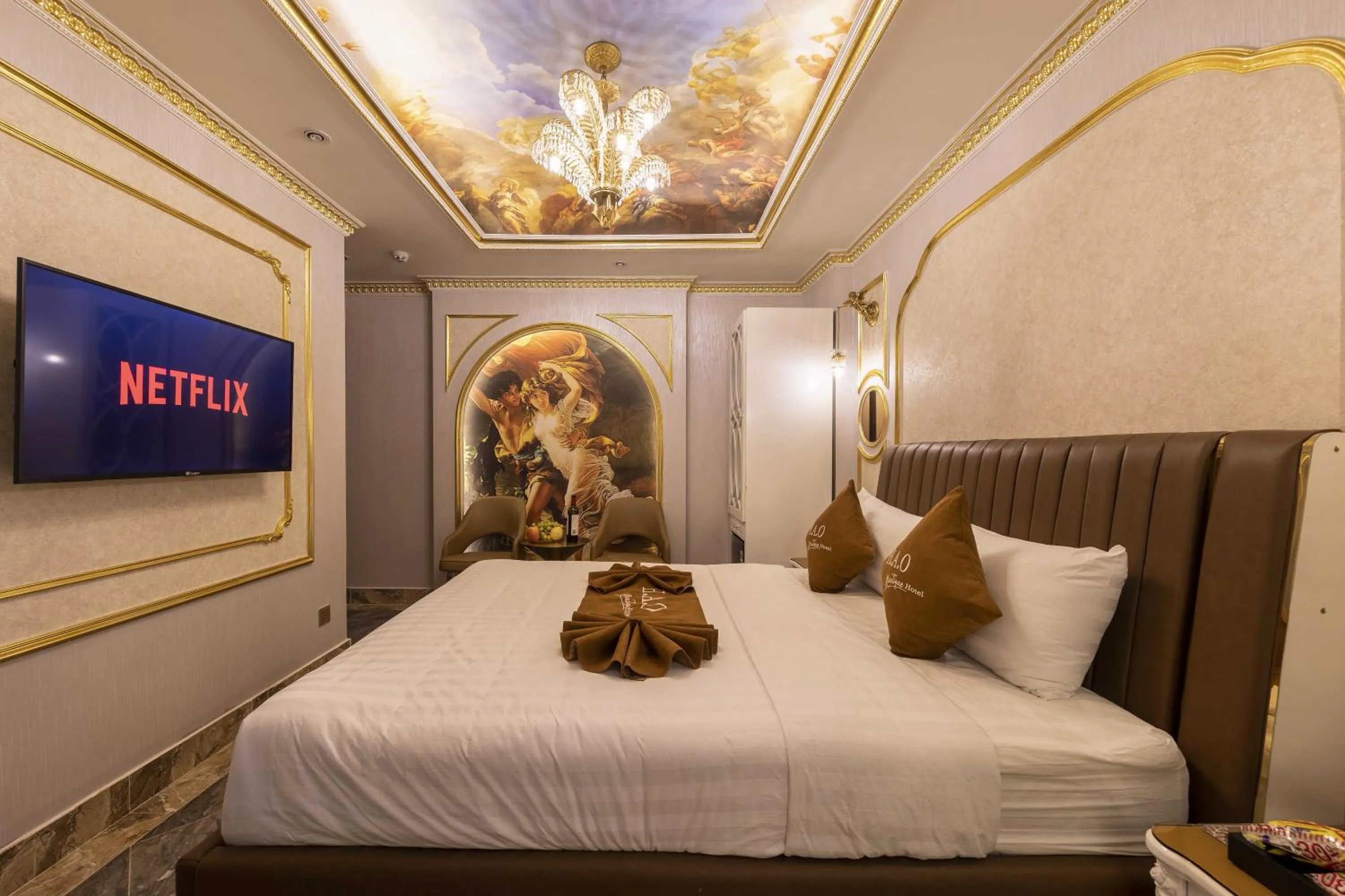 Bed in H A O Boutique Hotel