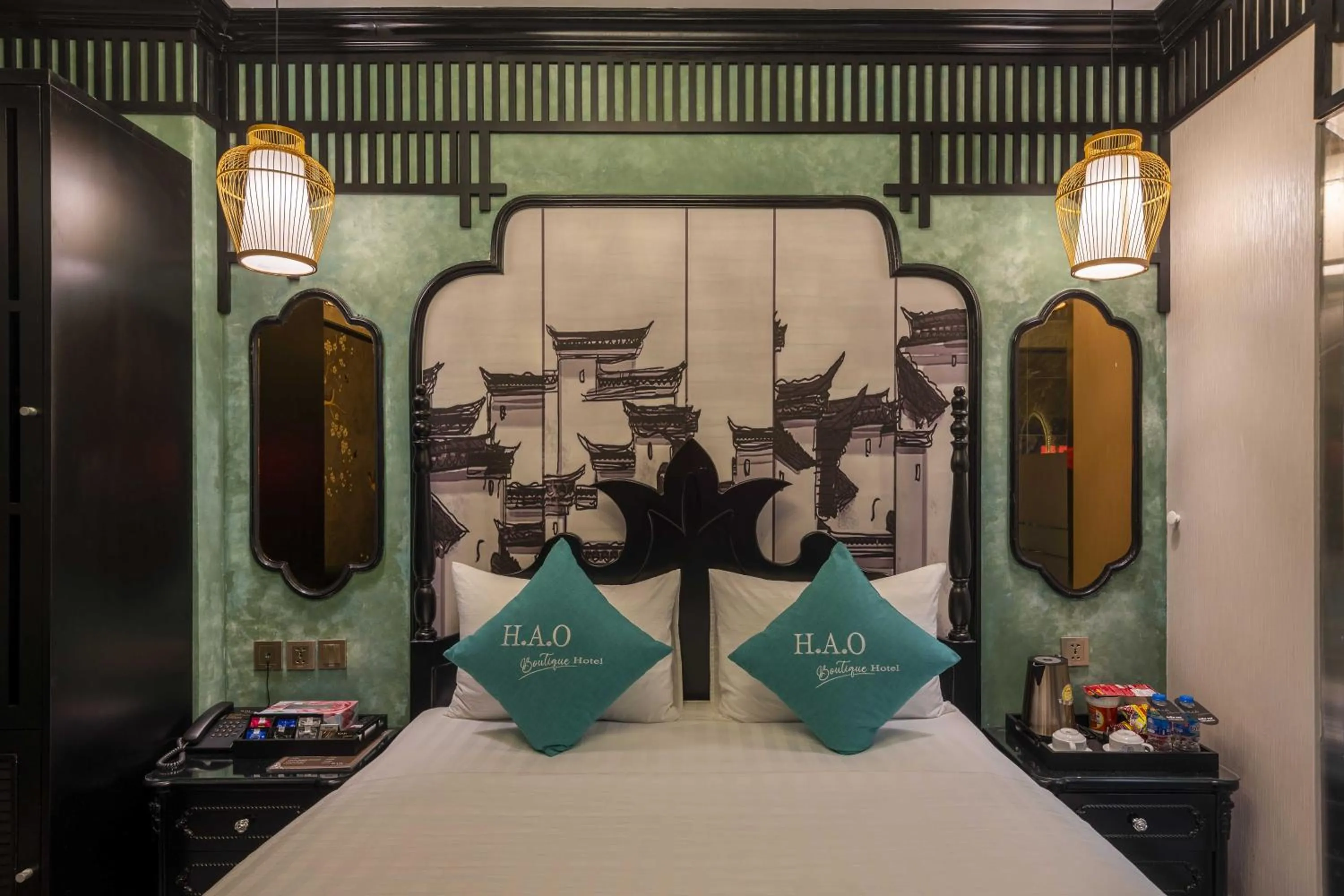 Bed in H A O Boutique Hotel