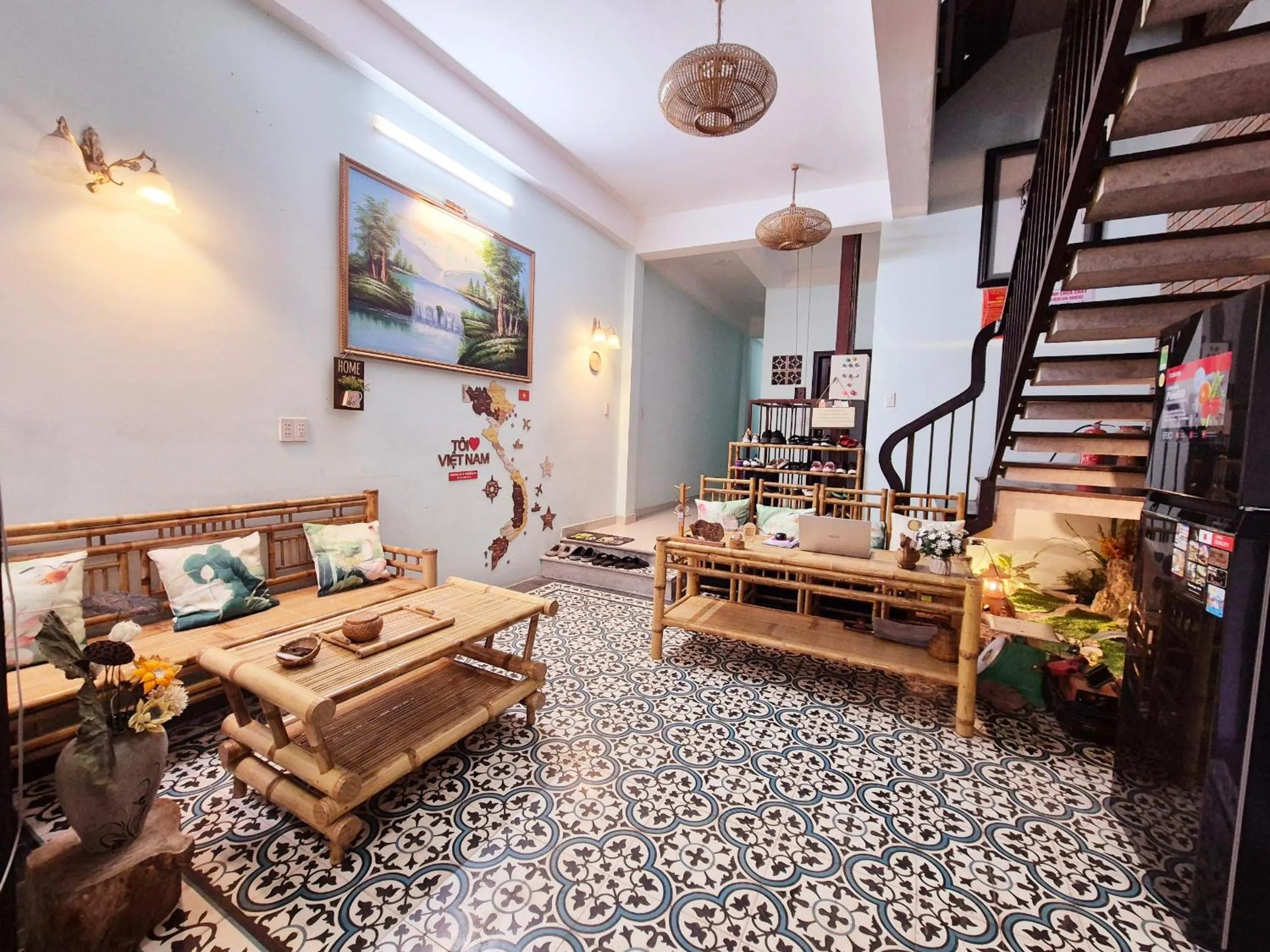 Living room in Tâm Family Homestay-Huế