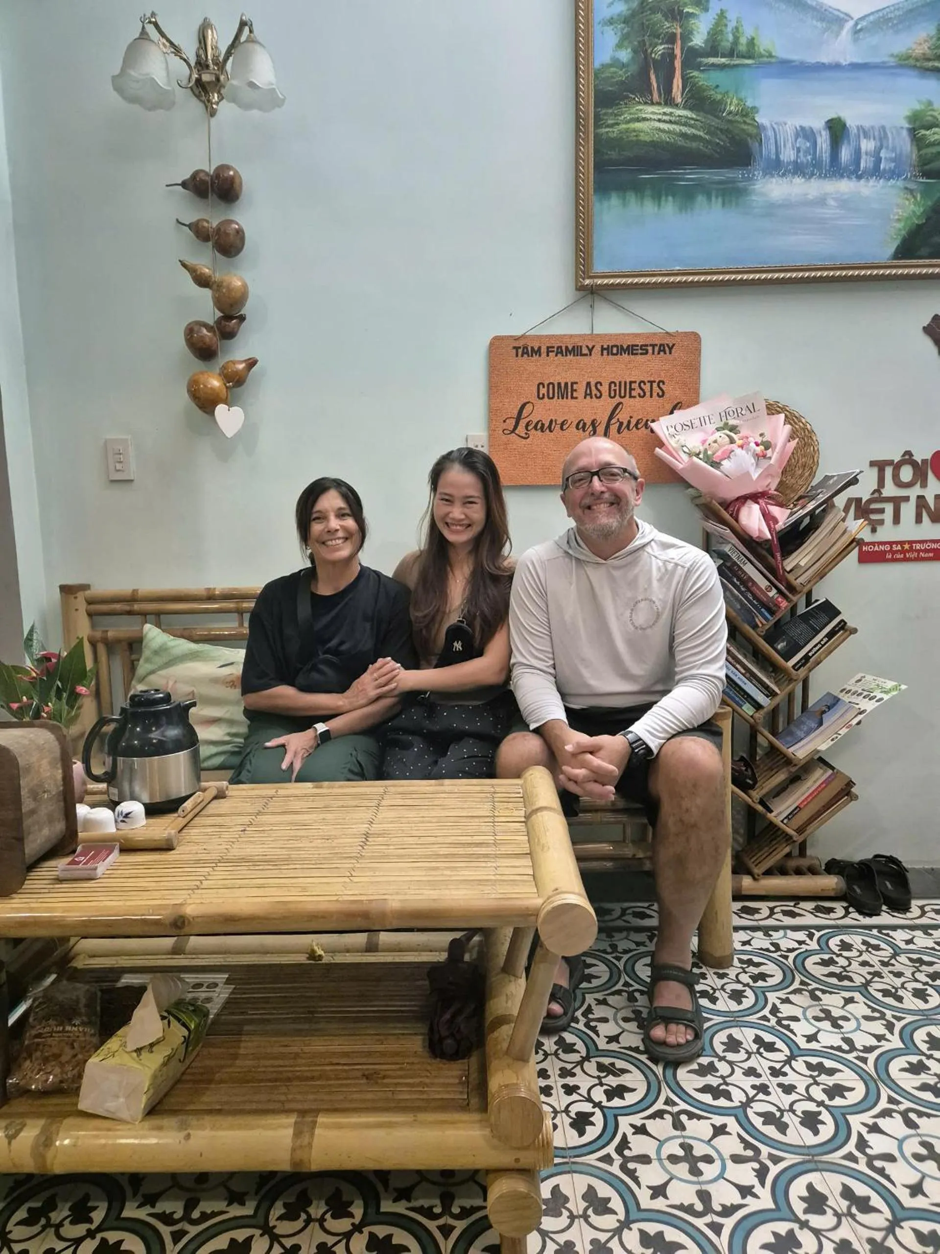 Seating area in Tâm Family Homestay-Huế