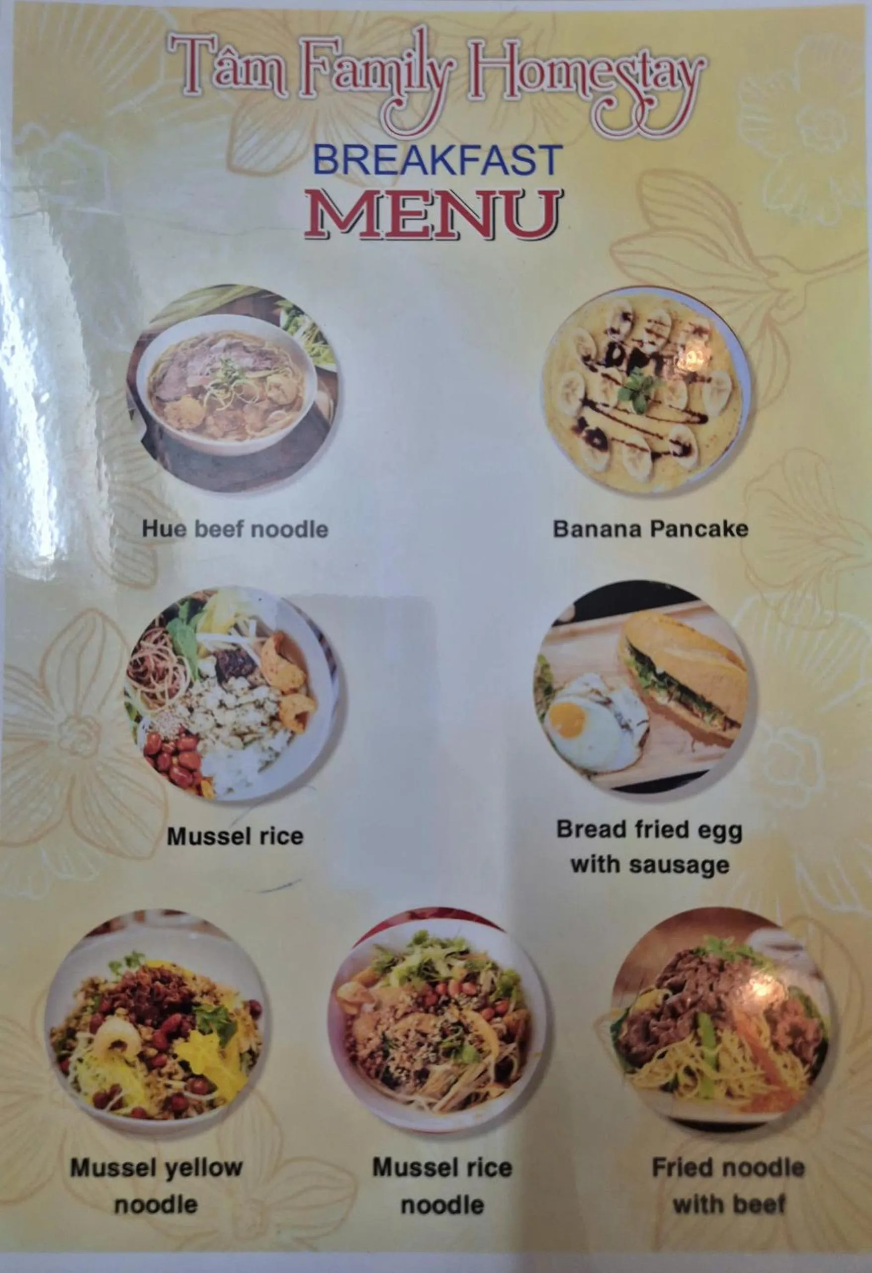 Breakfast in Tâm Family Homestay-Huế