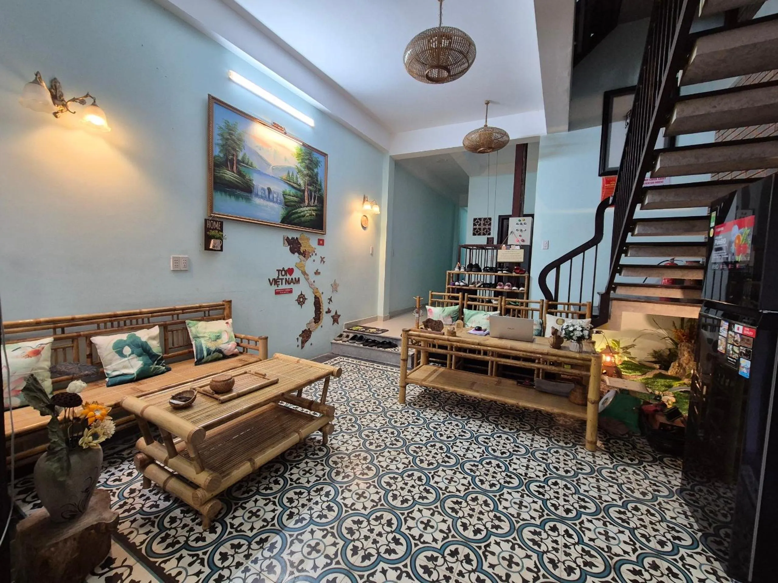 Living room in Tâm Family Homestay-Huế