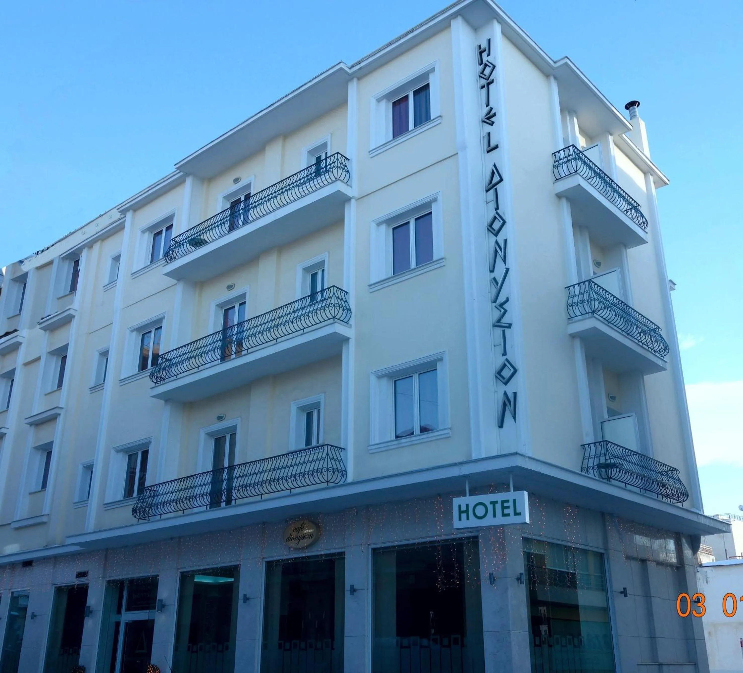 Facade/entrance in Dionysion