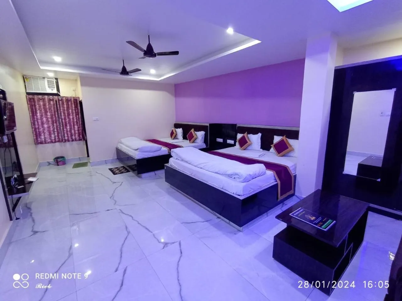 Bed in Vaidehi Inn-A Unit of vaidehi guest house