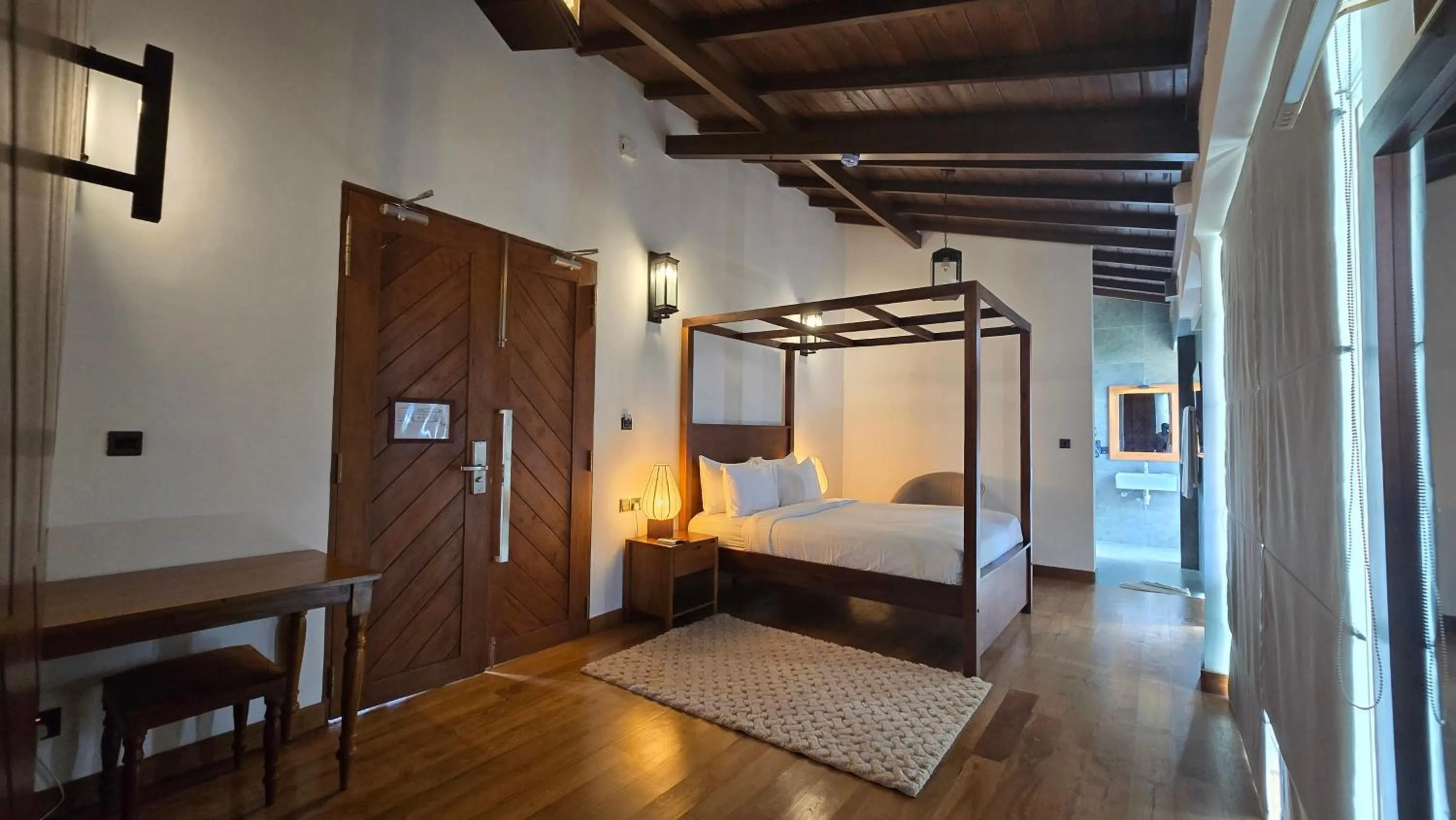Bed in The Rockwall Boutique Hotel Bentota