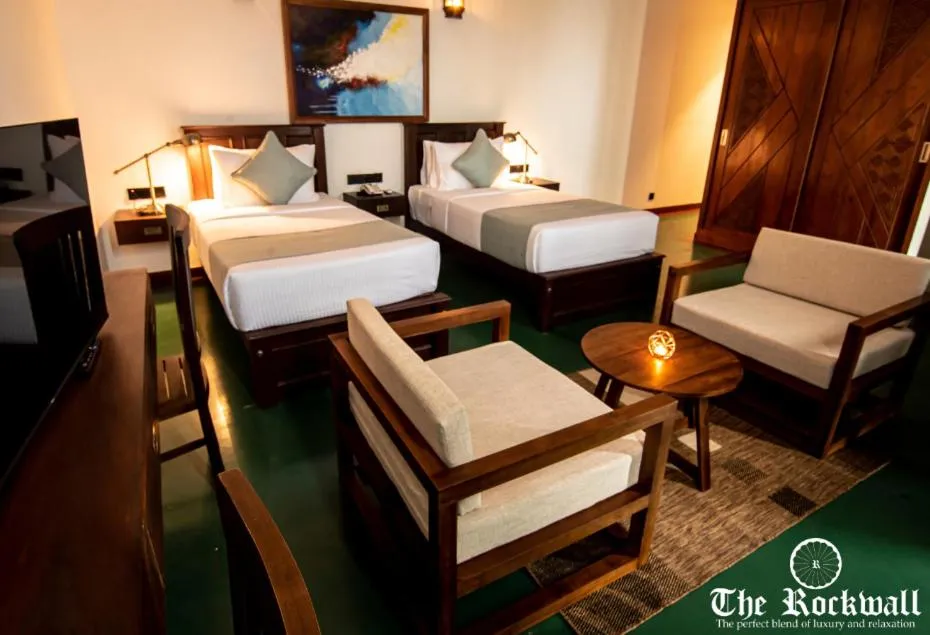 Bedroom, Bed in The Rockwall Boutique Hotel Bentota