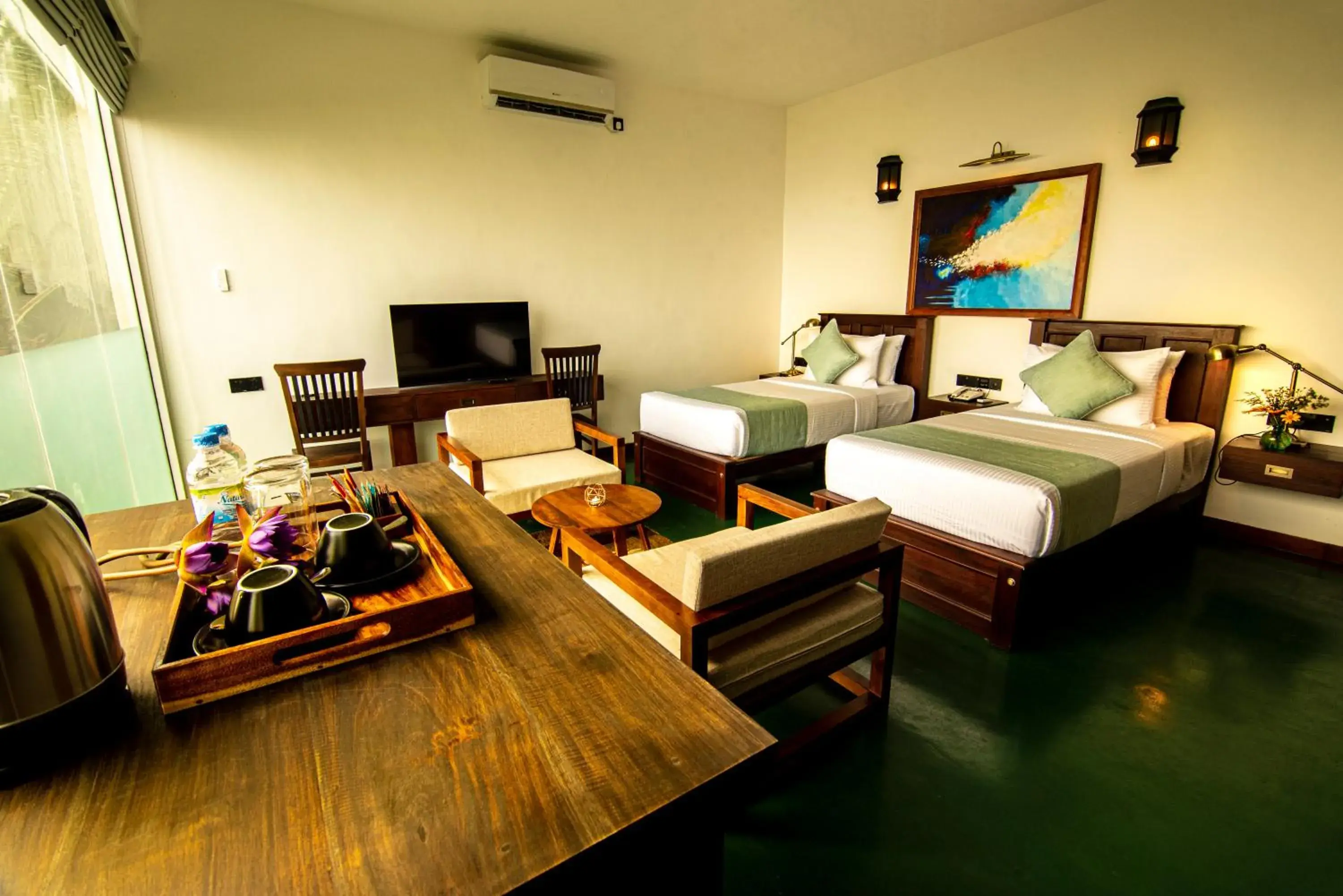 Double or Twin Room with Garden View in The Rockwall Boutique Hotel Bentota Double or Twin Room with Garden View in The Rockwall Boutique Hotel Bentota