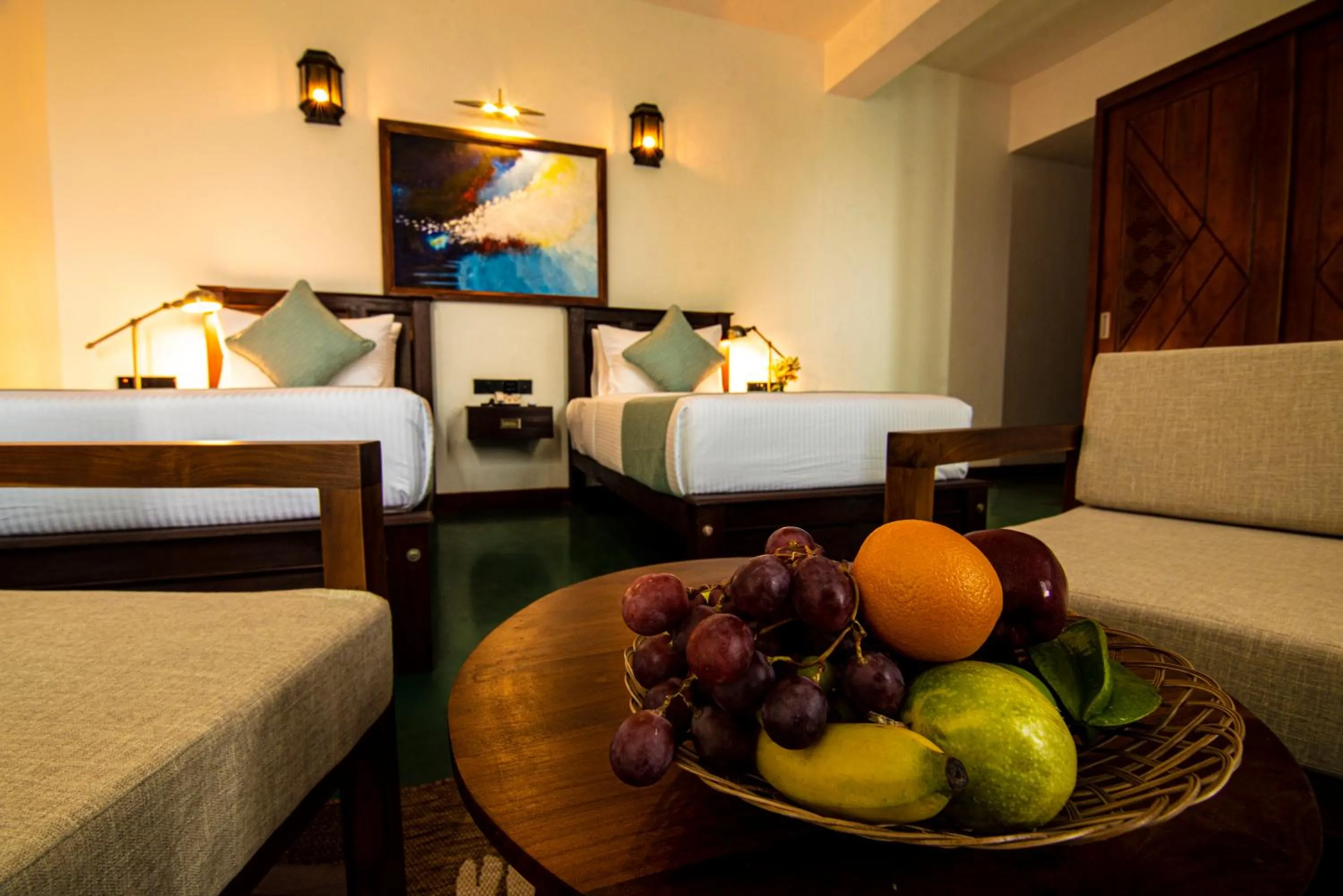 Bed in The Rockwall Boutique Hotel Bentota