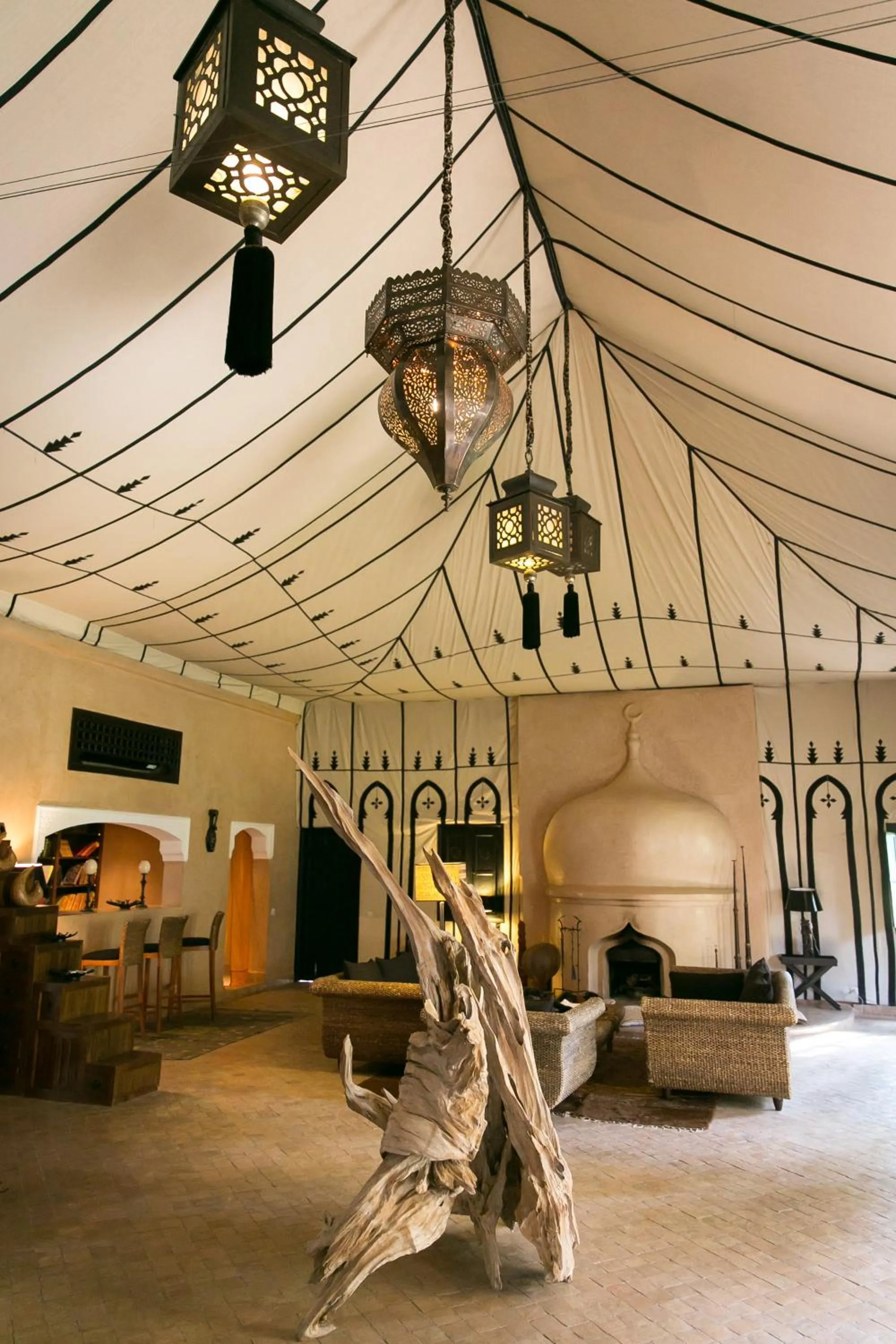 Decorative detail in Lodge K