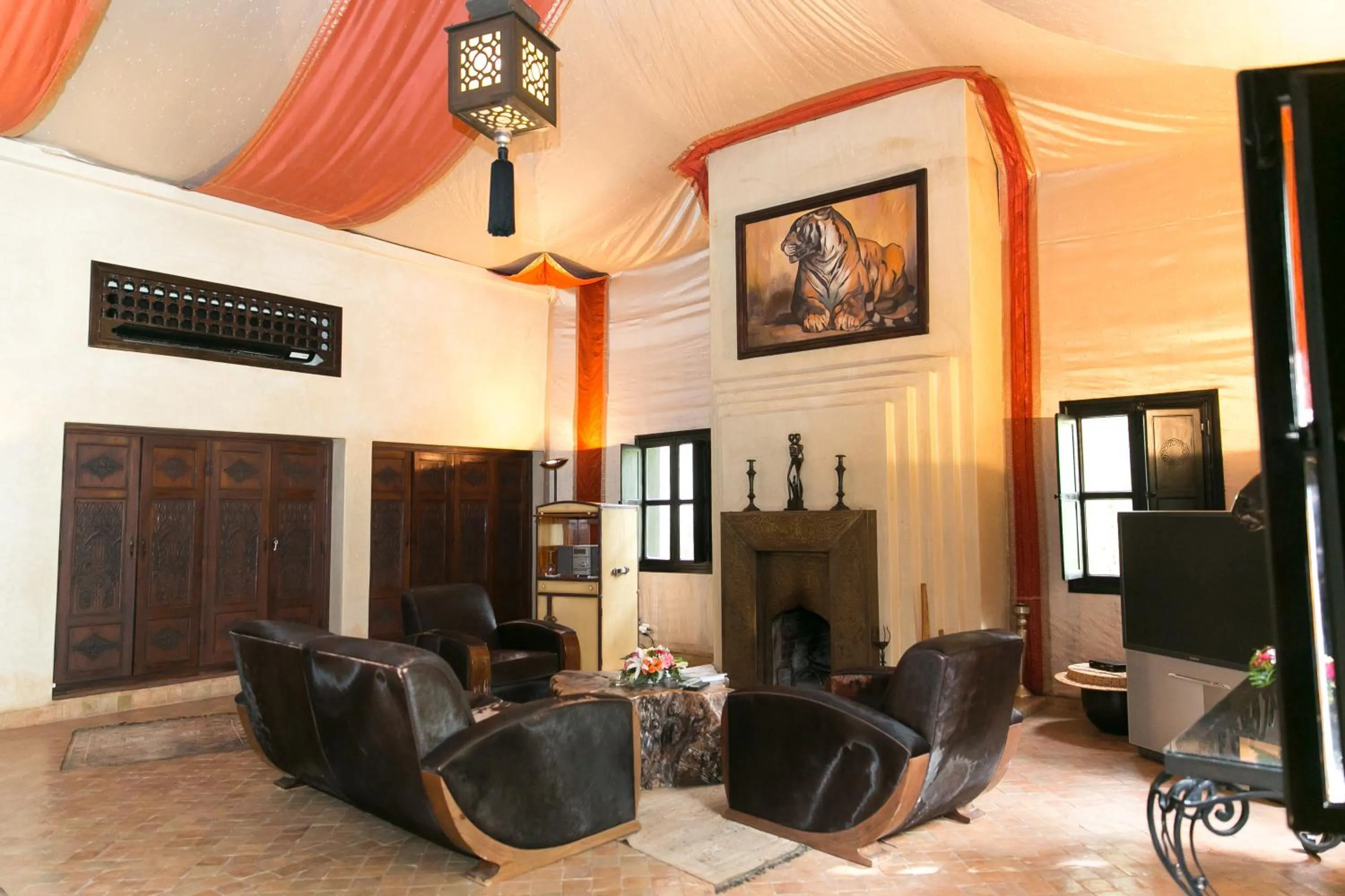 Living room in Lodge K